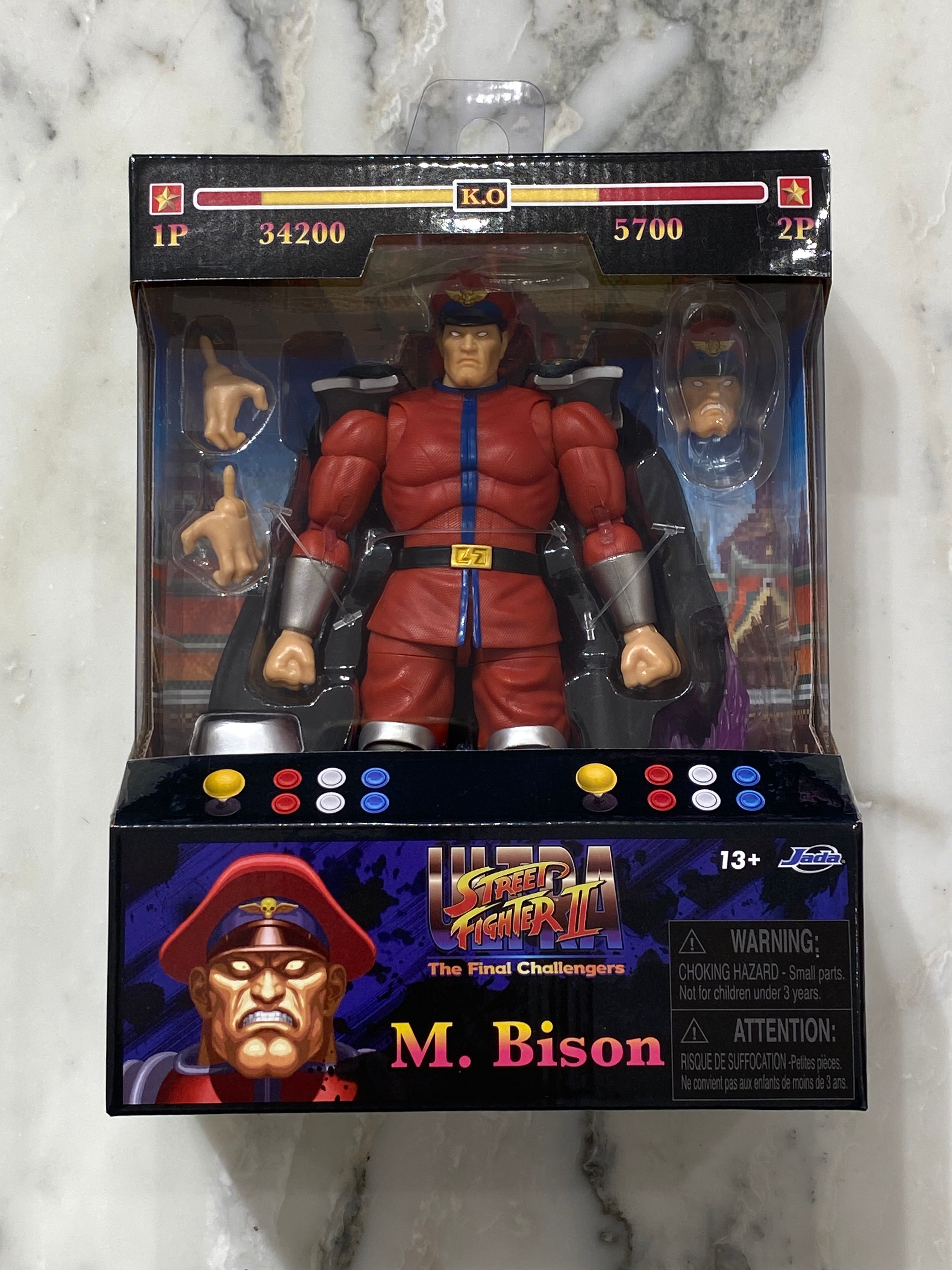 Street Fighter II M. Bison Action Figure