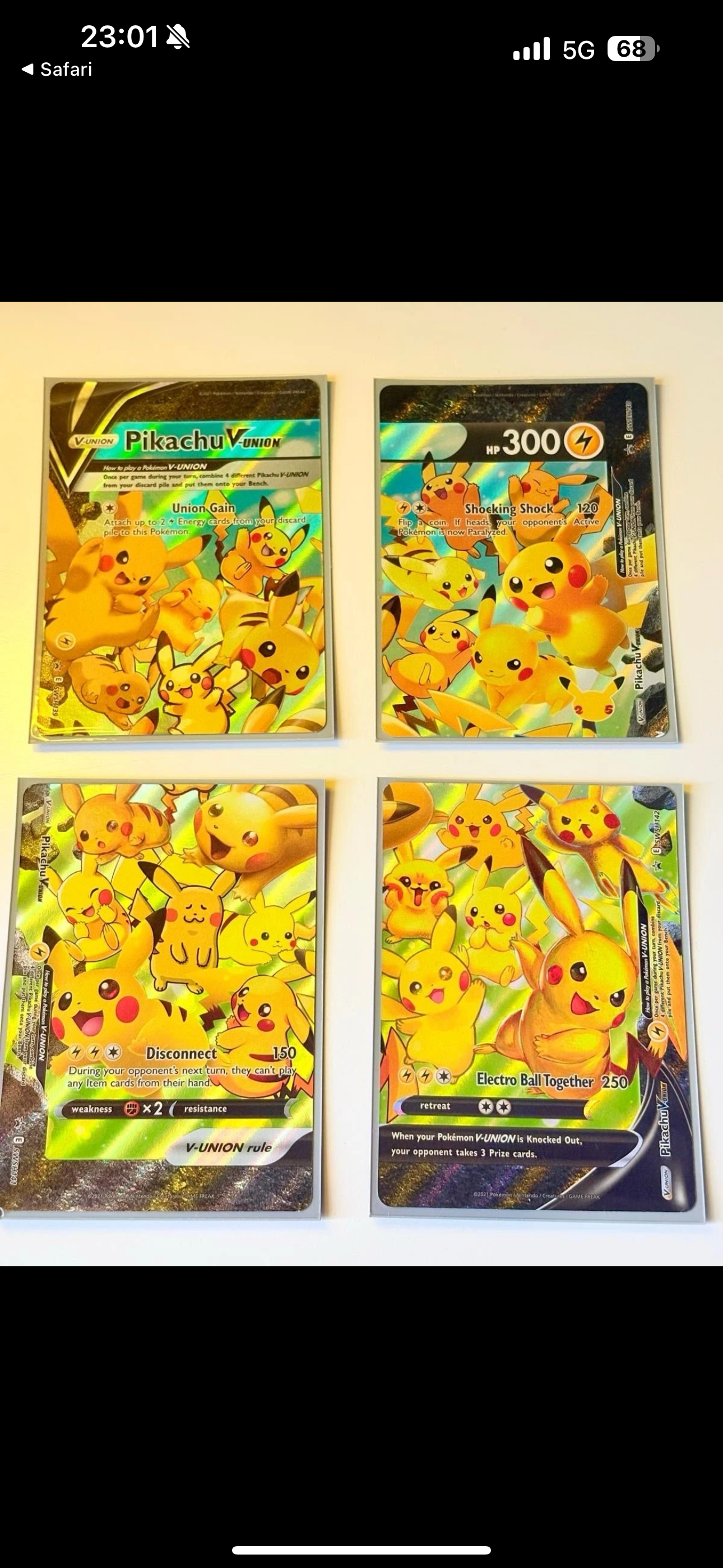 Pokemon Card Game - Pikachu V-Union CN