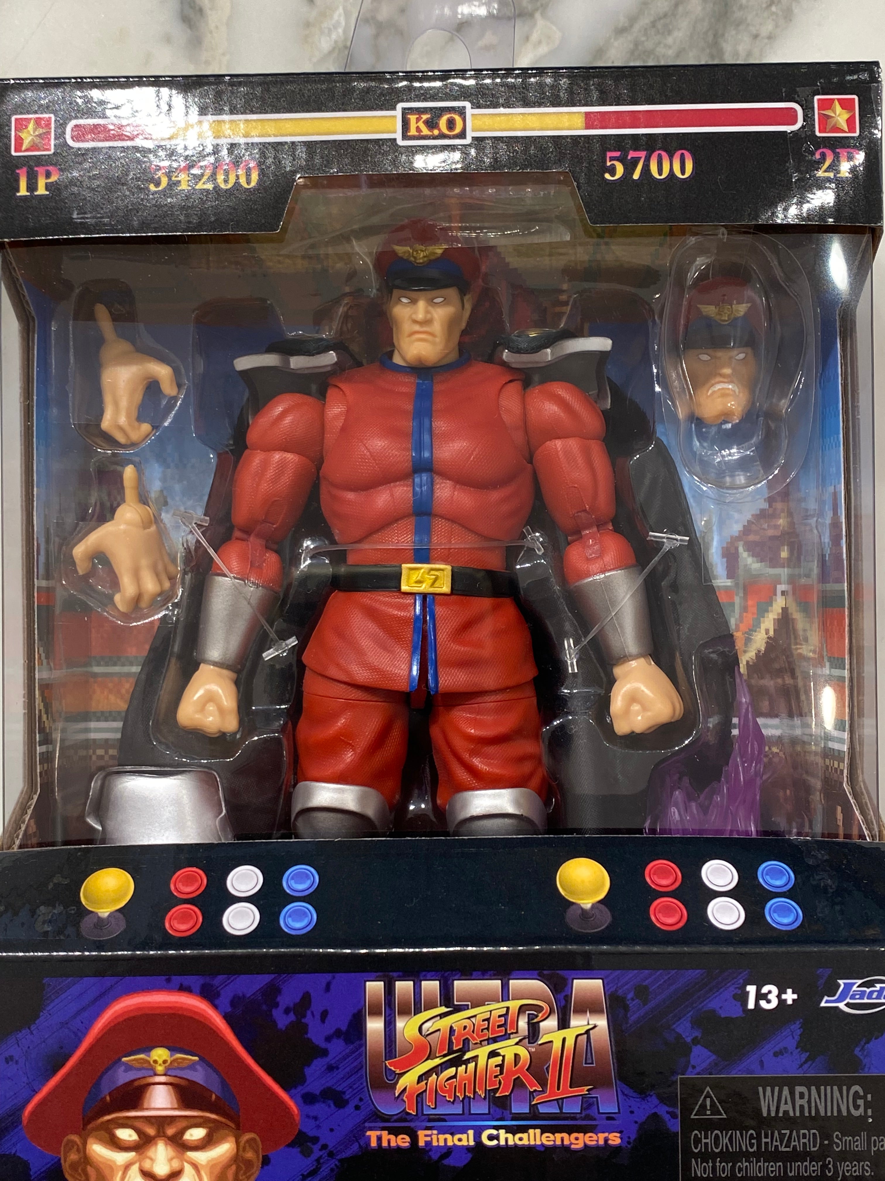 Street Fighter II M. Bison Action Figure