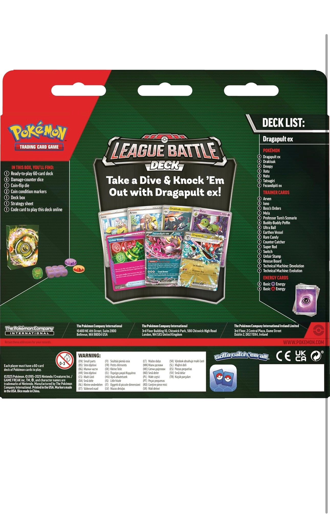 Pokémon - Dragapult ex League Battle Deck - ENG
