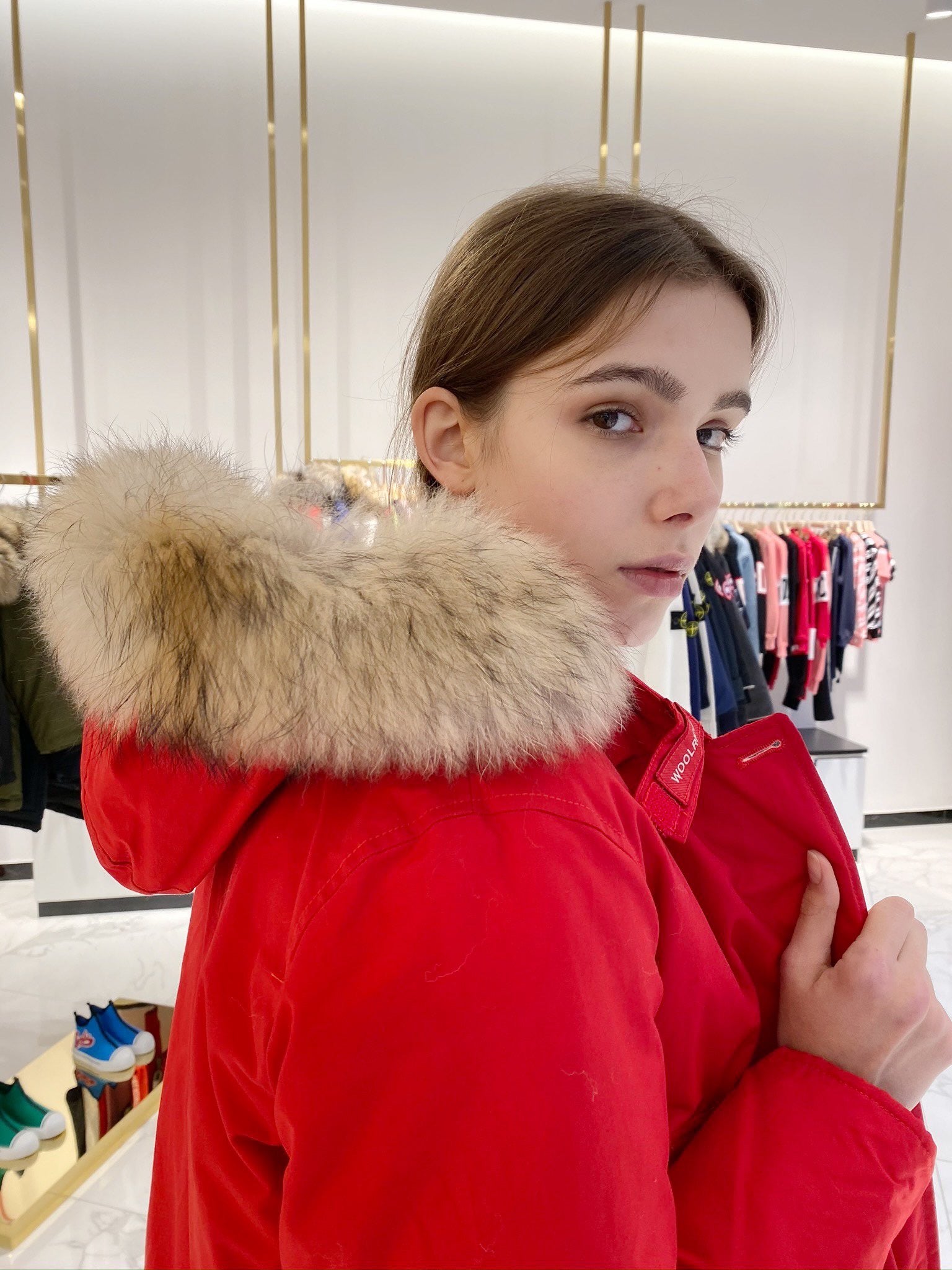 Woolrich Parka Unisex Rosso