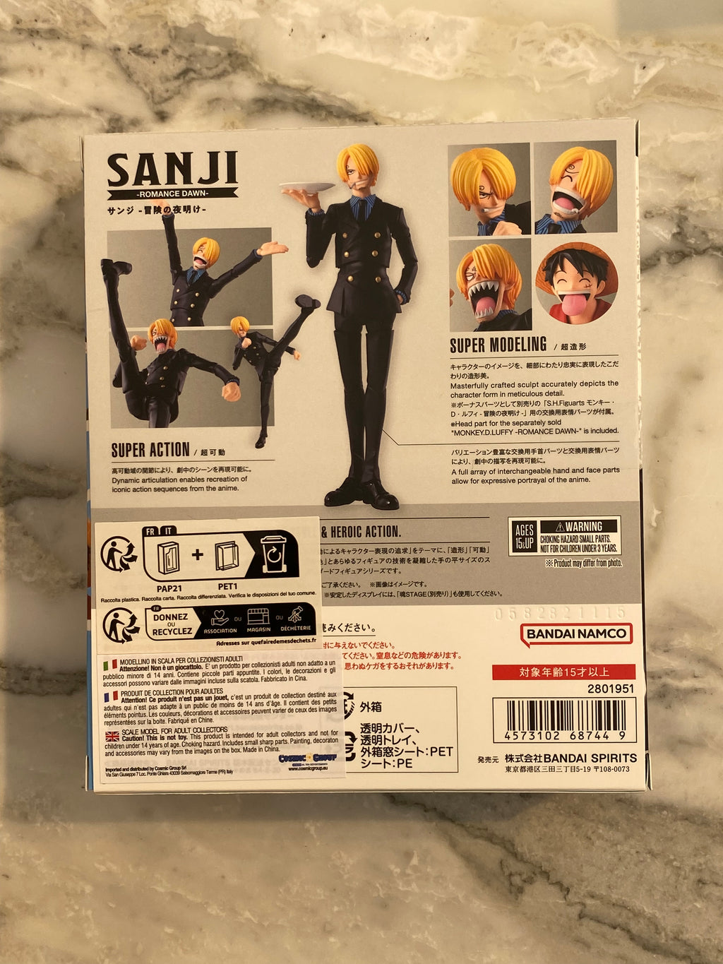 One Piece Sanji Romance Dawn SHF