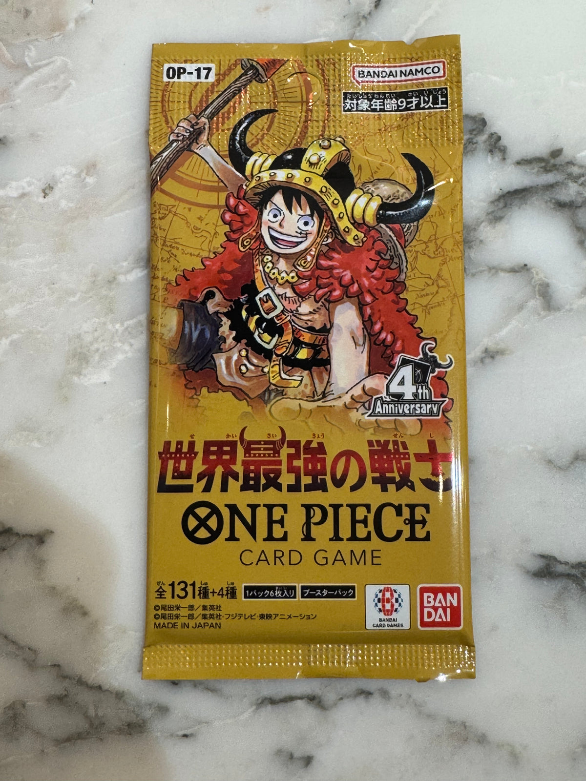 One Piece Card Op-17 Japanese