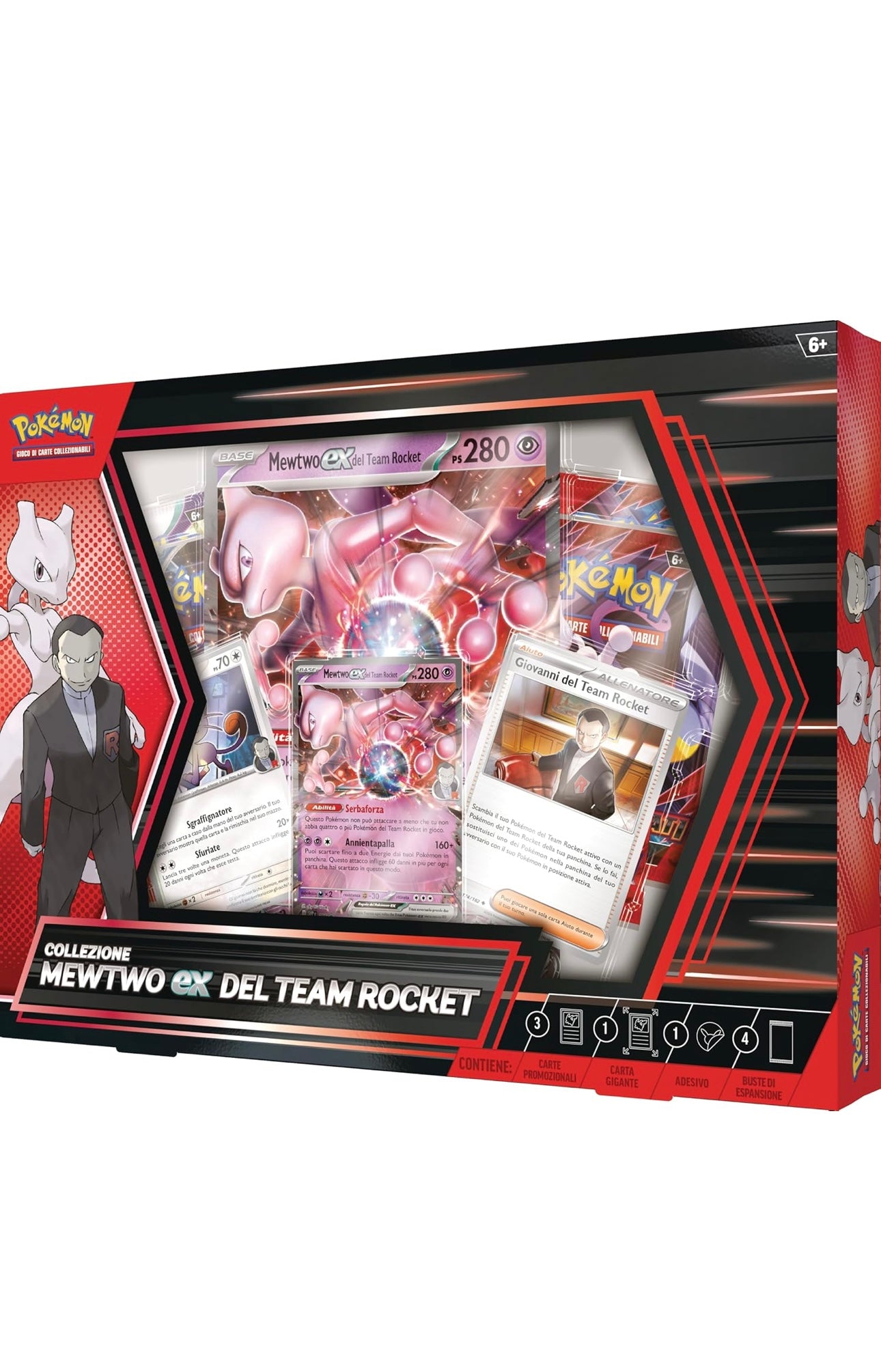 Pokemon - Destined Rivals - Team Rocket's Mewtwo ex Box - IT
