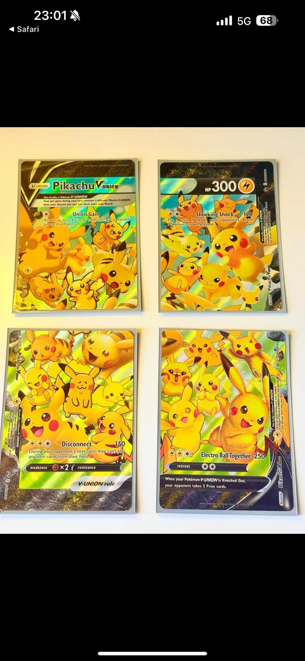 Pokemon Card Game - Pikachu V-Union CN