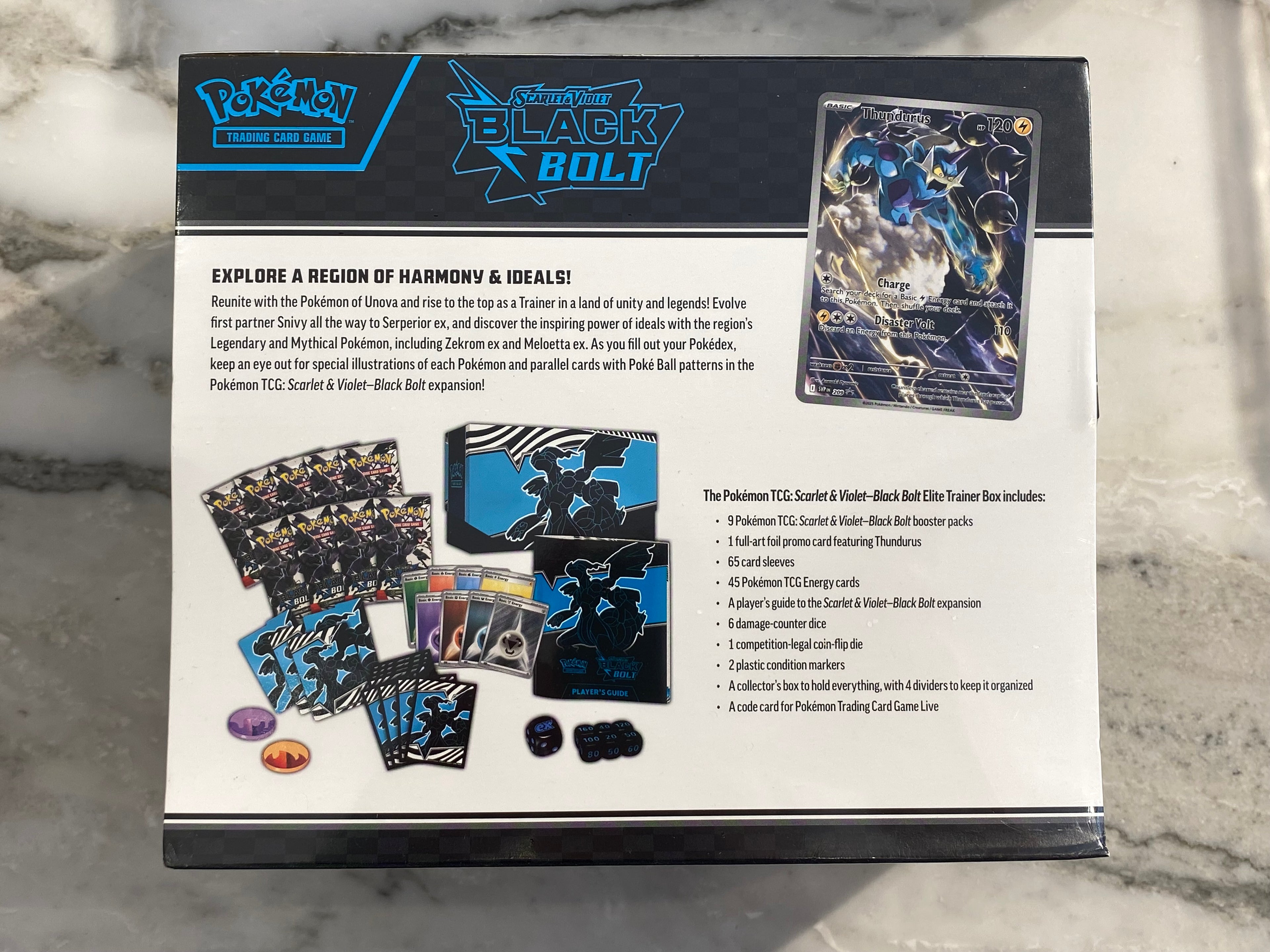 Pokemon Scarlet & Violet Black Bolt Elite Trainer Box