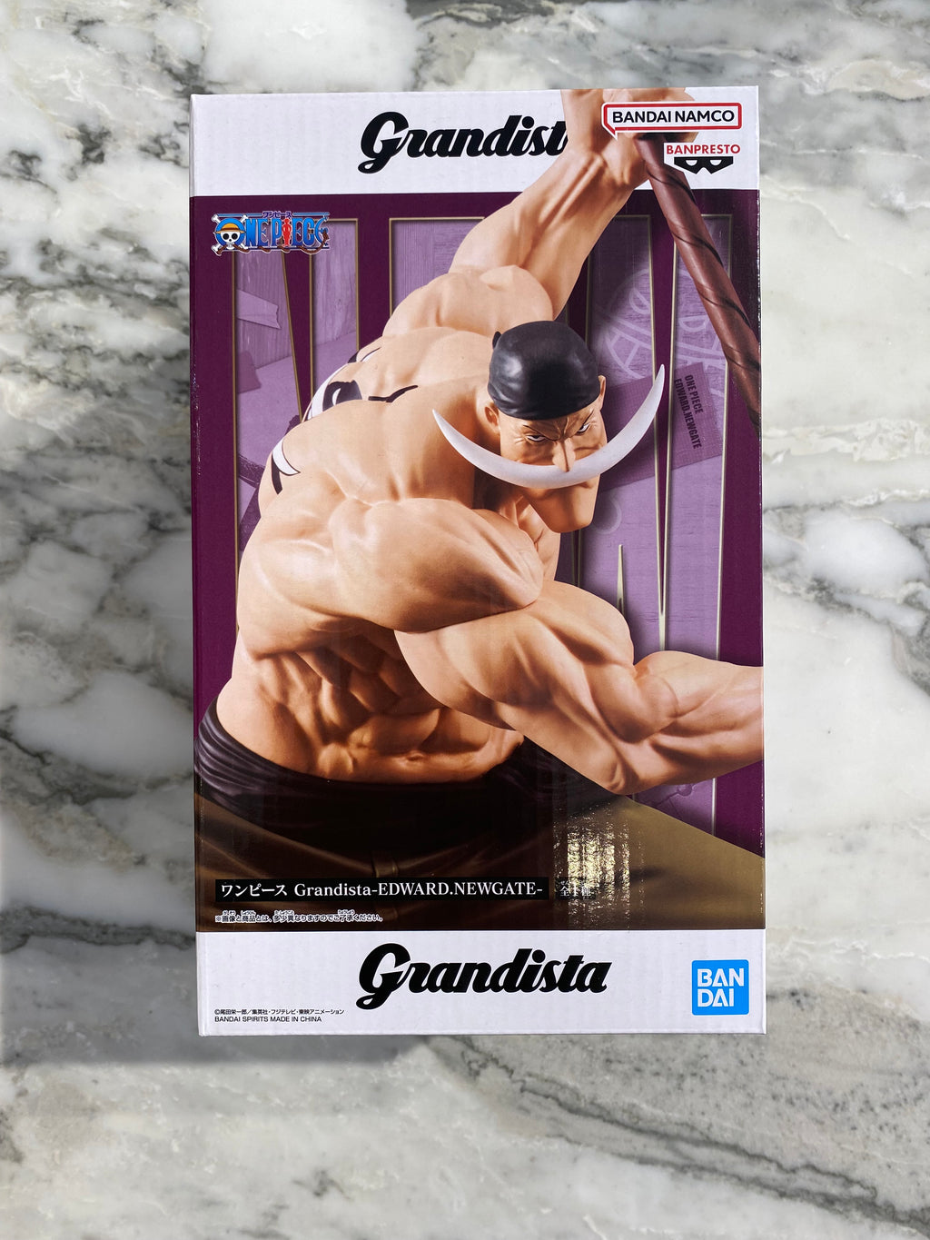 One Piece Edward Newgate Figure  Grandista Bandai