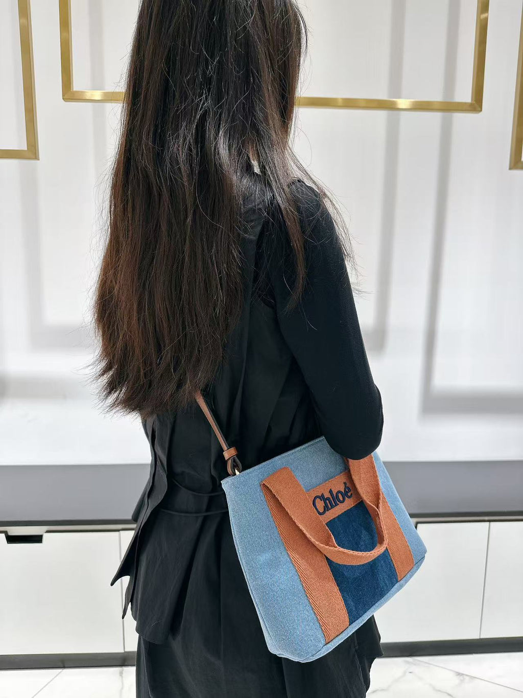 Borsa Chloé kids Jeans a mano con tracolla