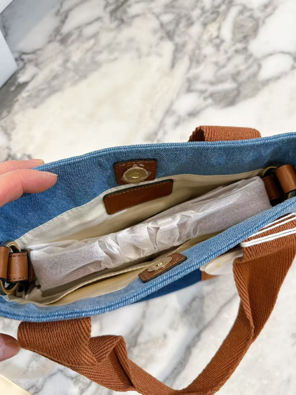 Borsa Chloé kids Jeans a mano con tracolla