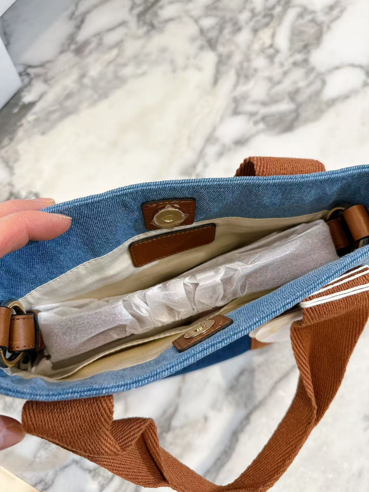 Borsa Chloé kids Jeans a mano con tracolla