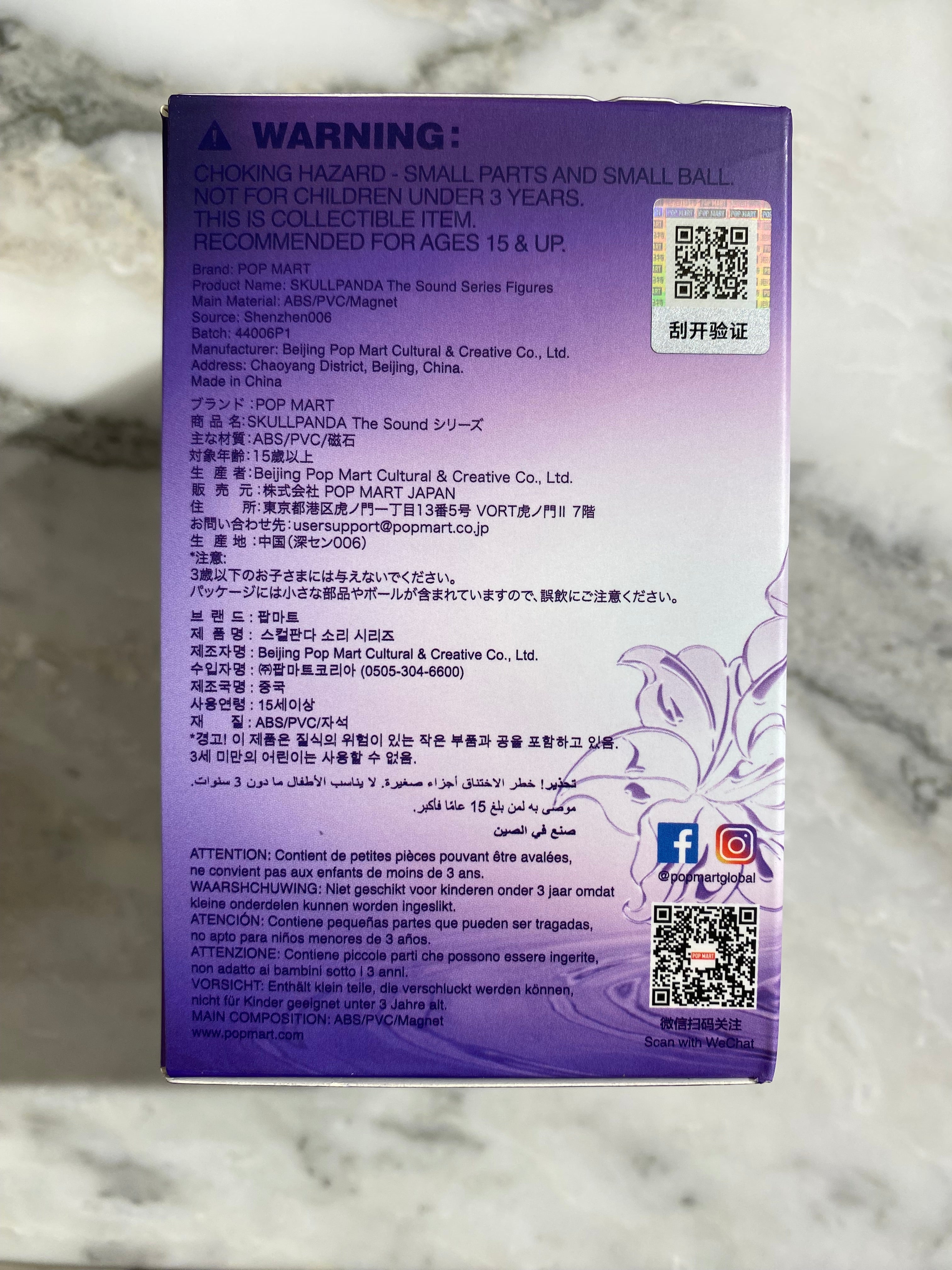 SkullPanda The Sound Blind Box