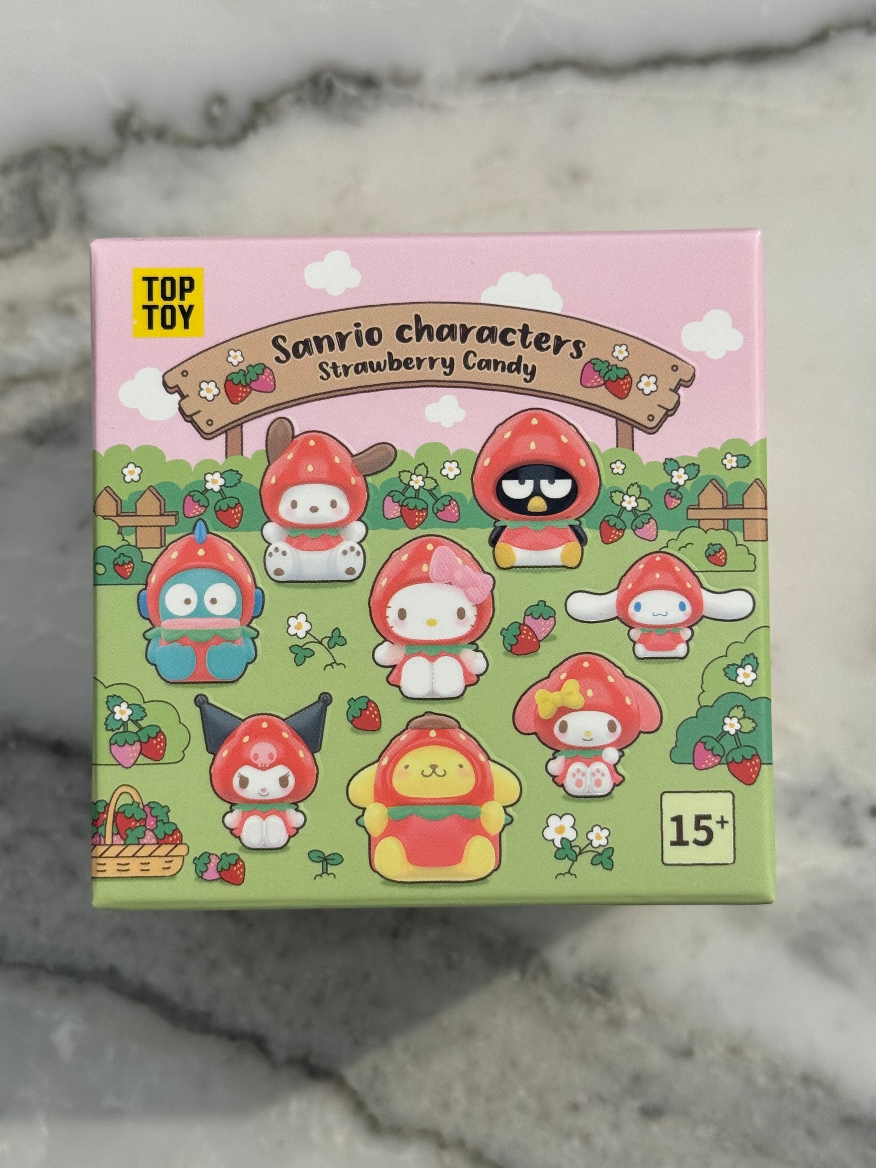 Sanrio Characters Strawberry Candy Keychain