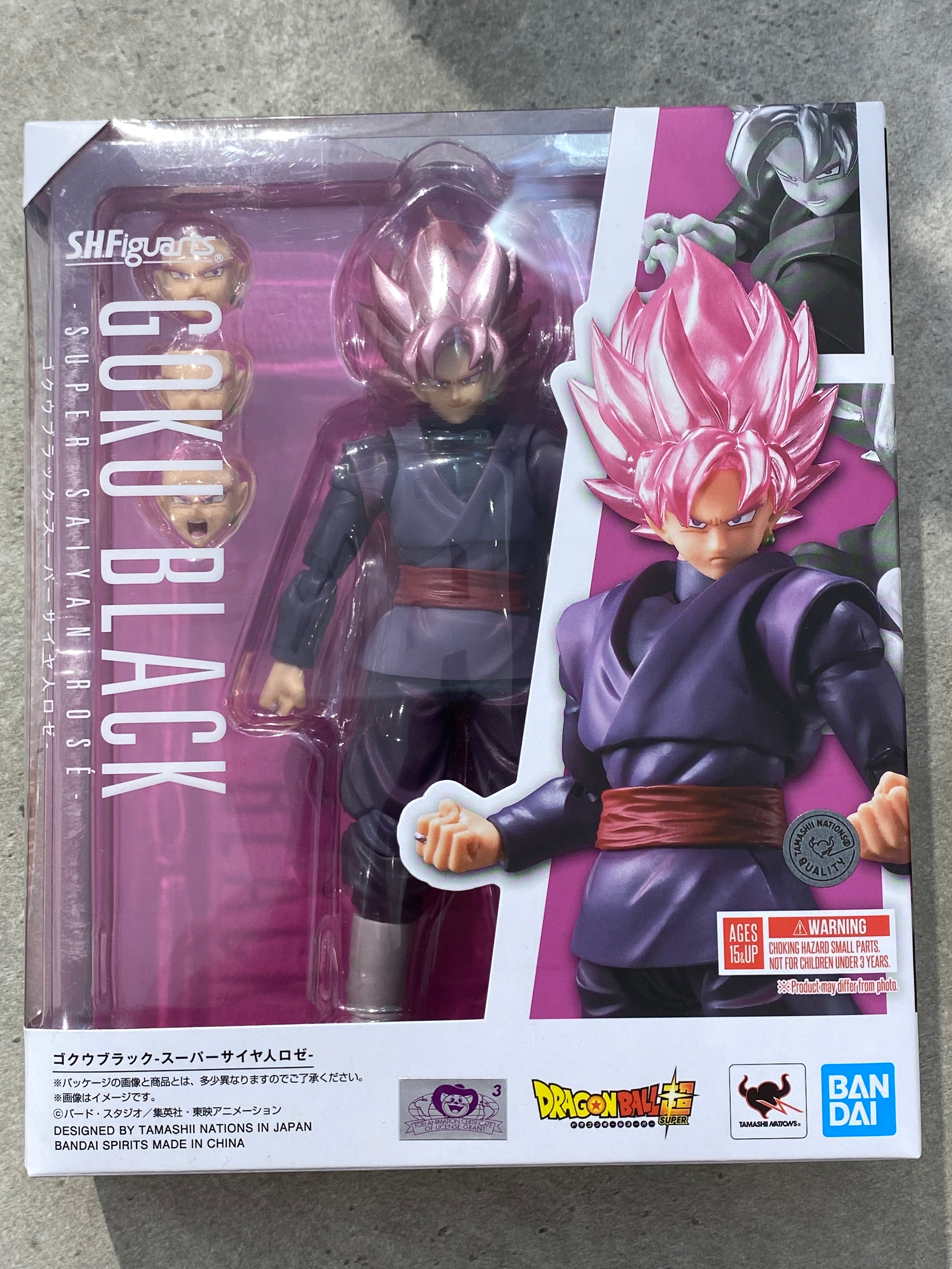 Dragon Ball Black Goku Ssj Rose Shf