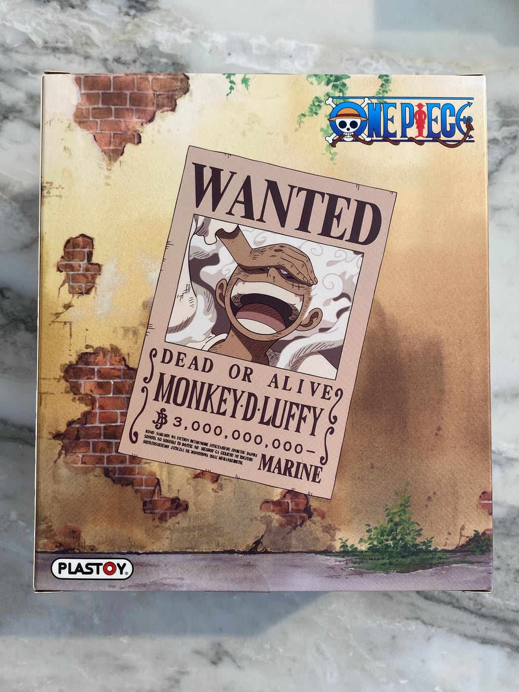 One Piece Poster Wanted Monkey D. Luffy Money Box Salvadanaio PLASTOY