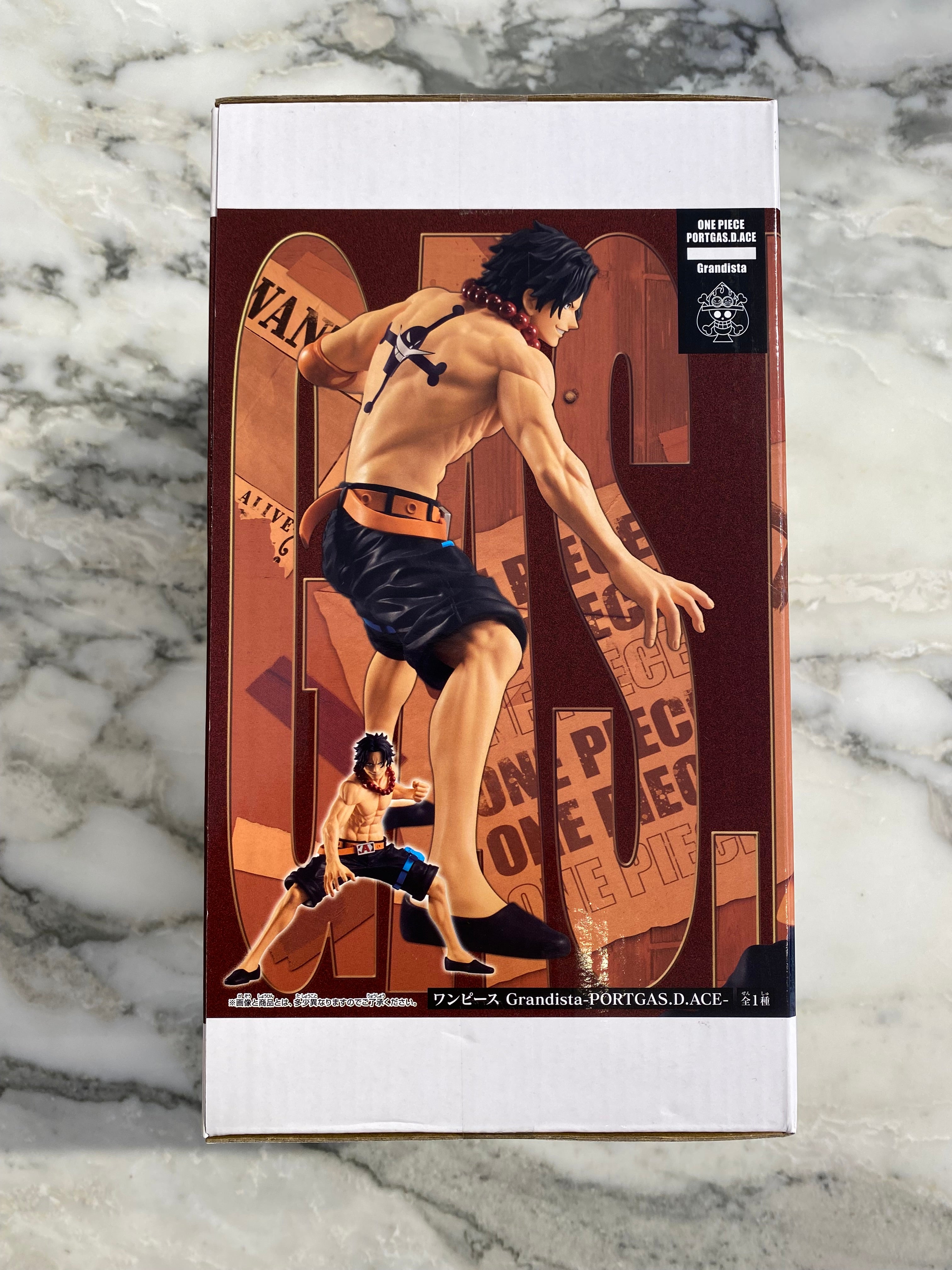 One Piece Portgas D. Ace , Grandista Bandai.