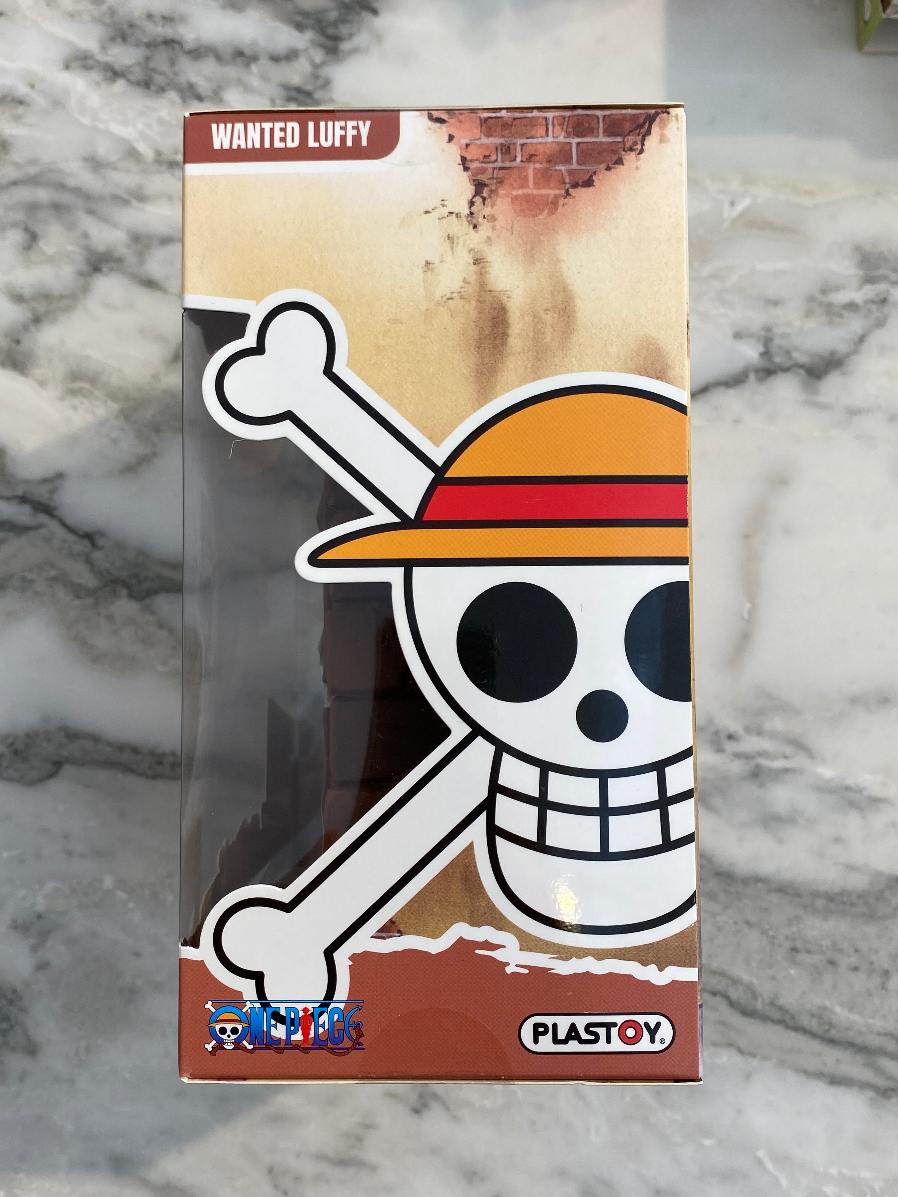 One Piece Poster Wanted Monkey D. Luffy Money Box Salvadanaio PLASTOY