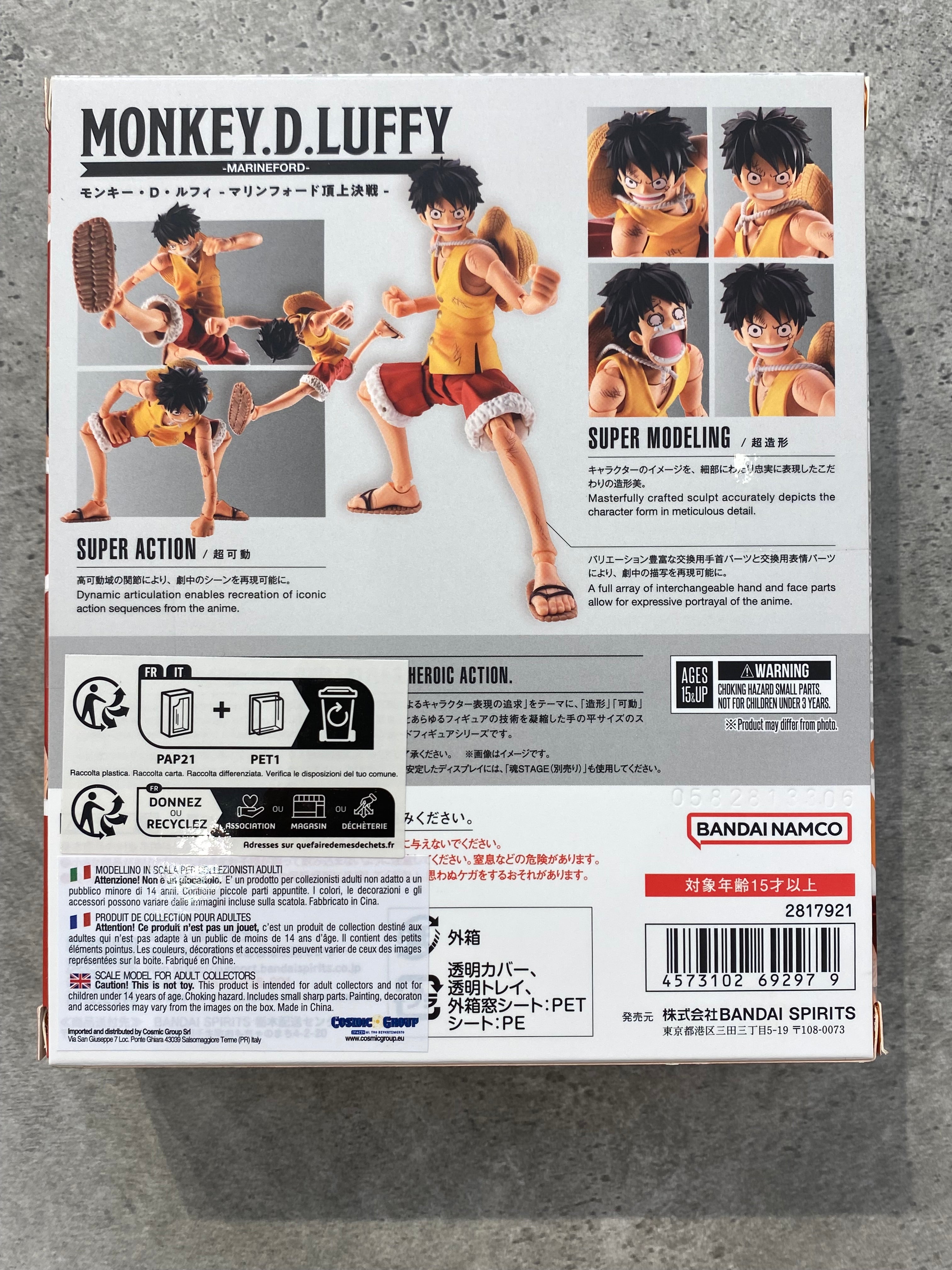 One Piece Monkey D. Luffy Marineford SHF