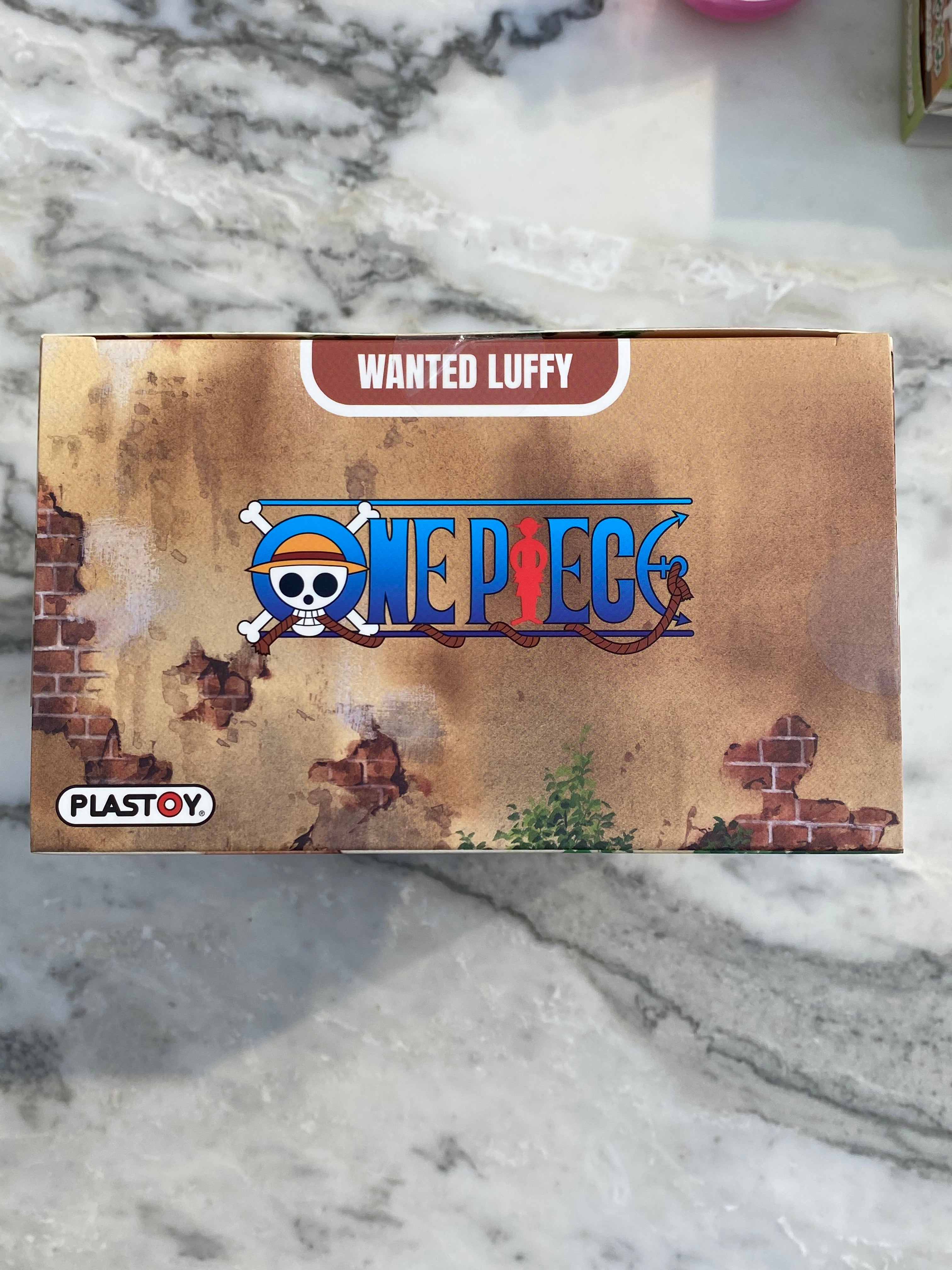 One Piece Poster Wanted Monkey D. Luffy Money Box Salvadanaio PLASTOY