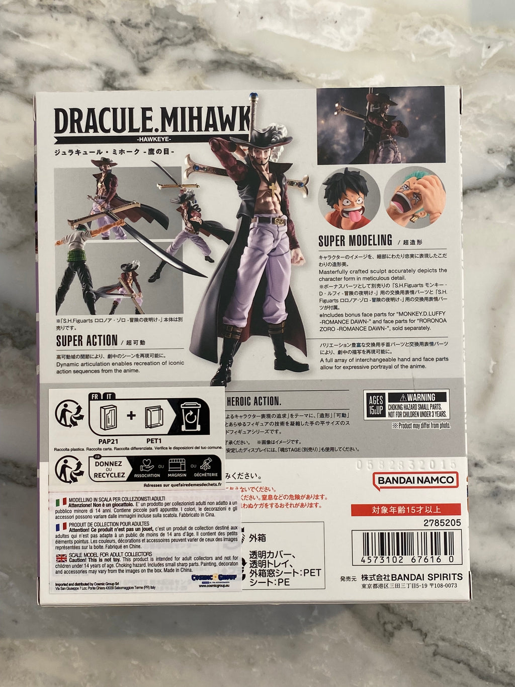 One Piece Dracule Mihawk Hawkeye SHF
