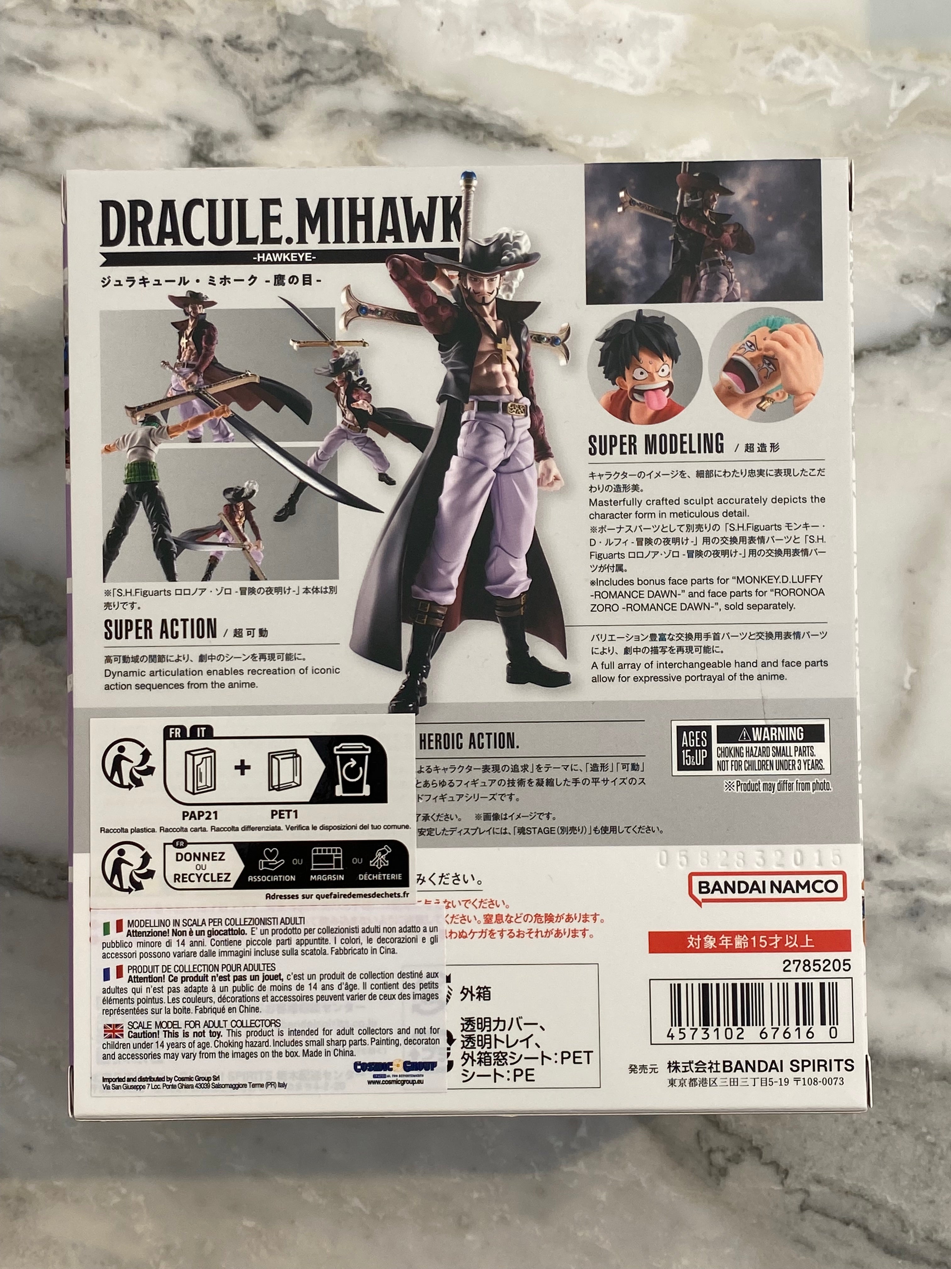One Piece Dracule Mihawk Hawkeye SHF