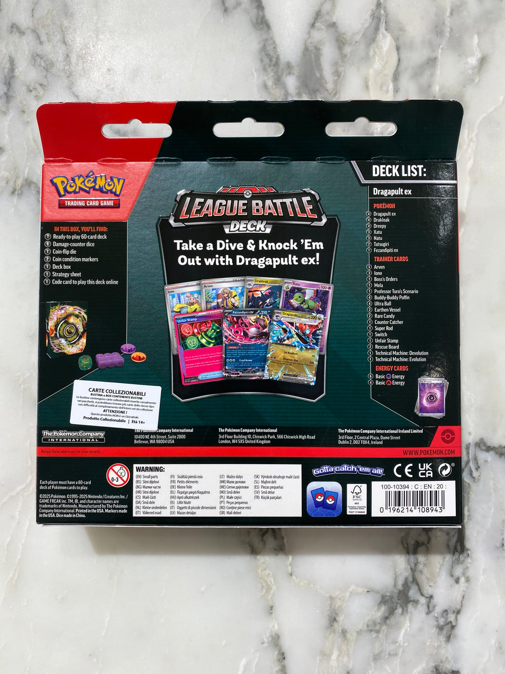 Pokémon - Dragapult ex League Battle Deck - ENG