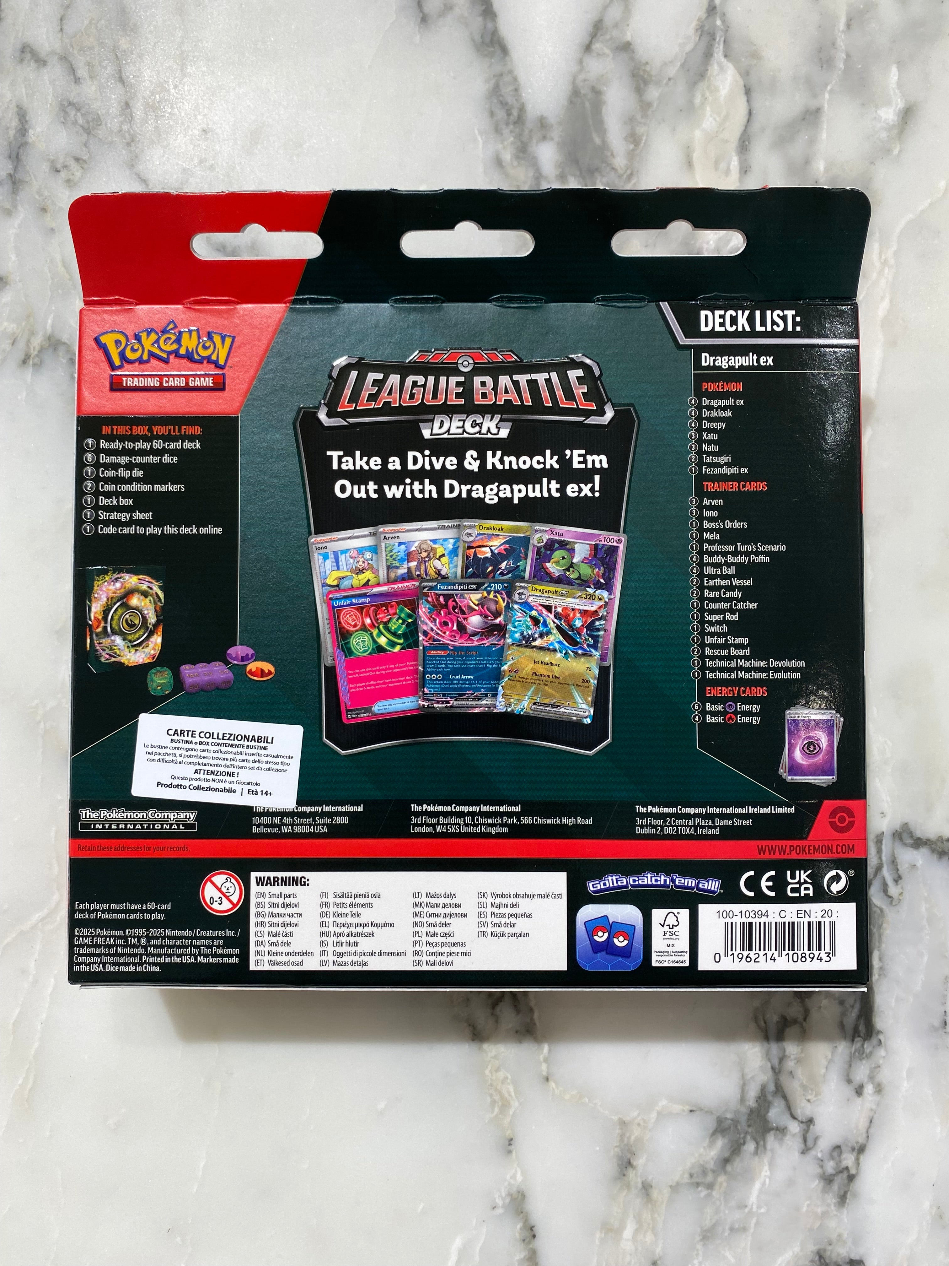 Pokémon - Dragapult ex League Battle Deck - ENG