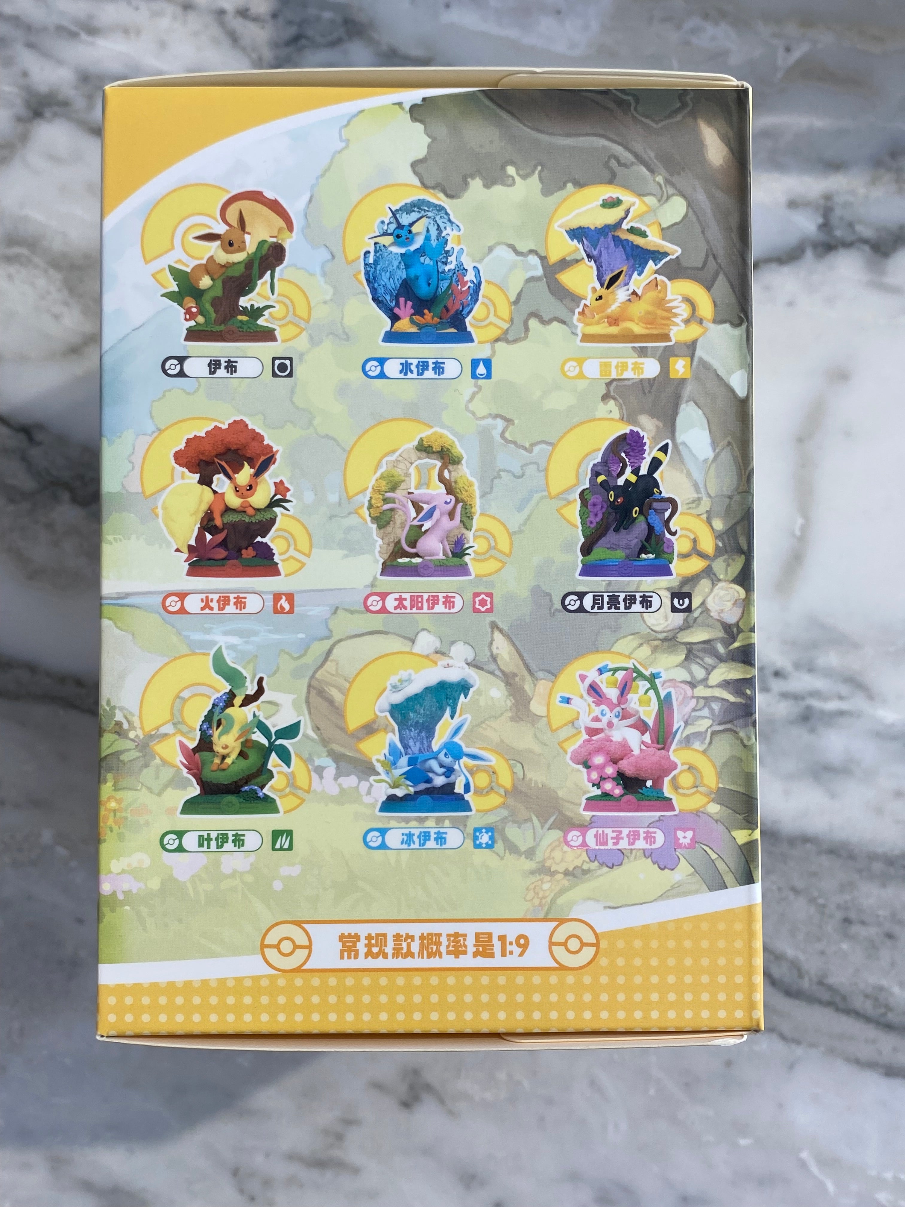 Pokemon Evee Evolution Blind Box scala 1:9