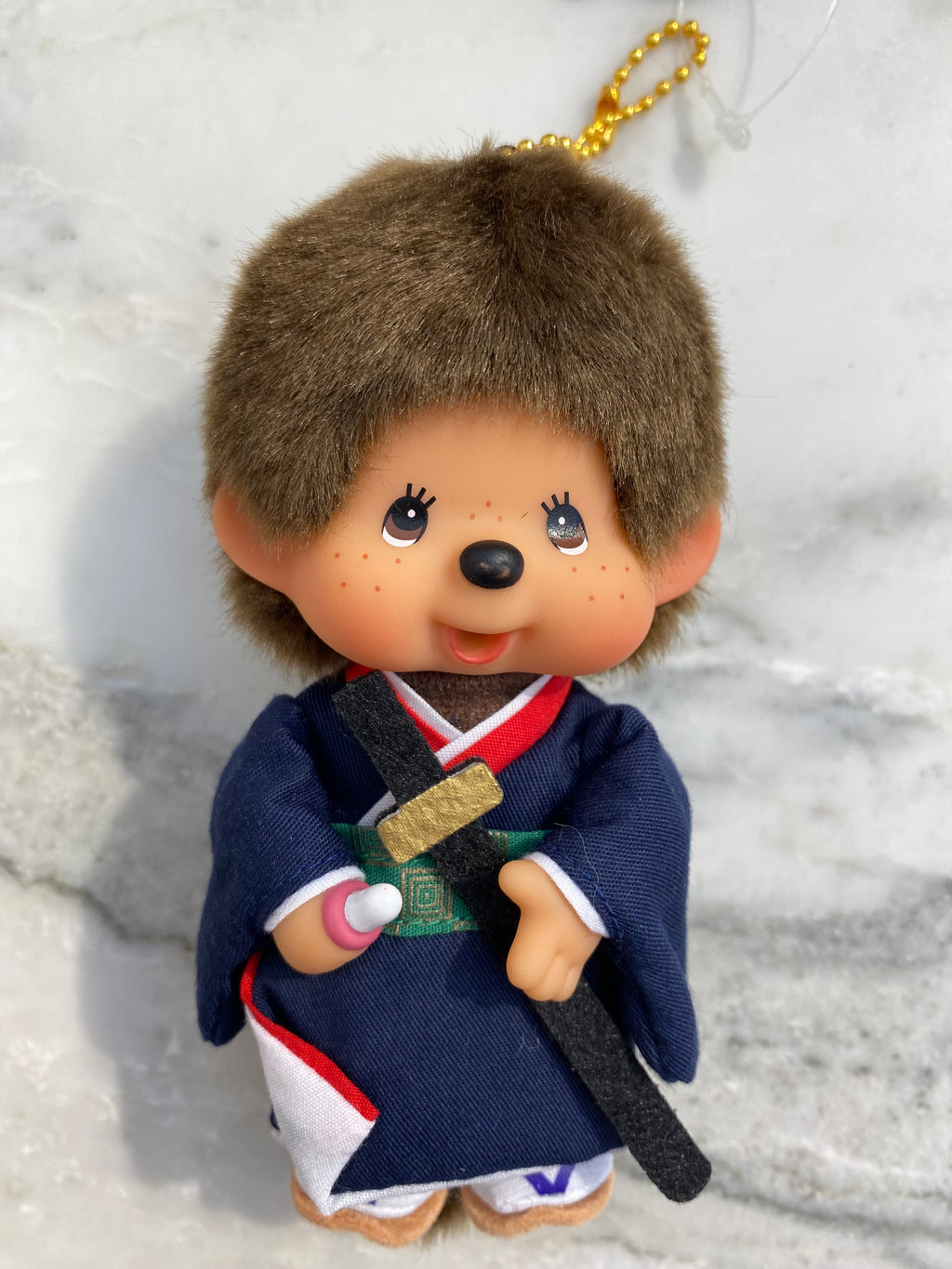 Monchhichi Kimono Blue Keychain