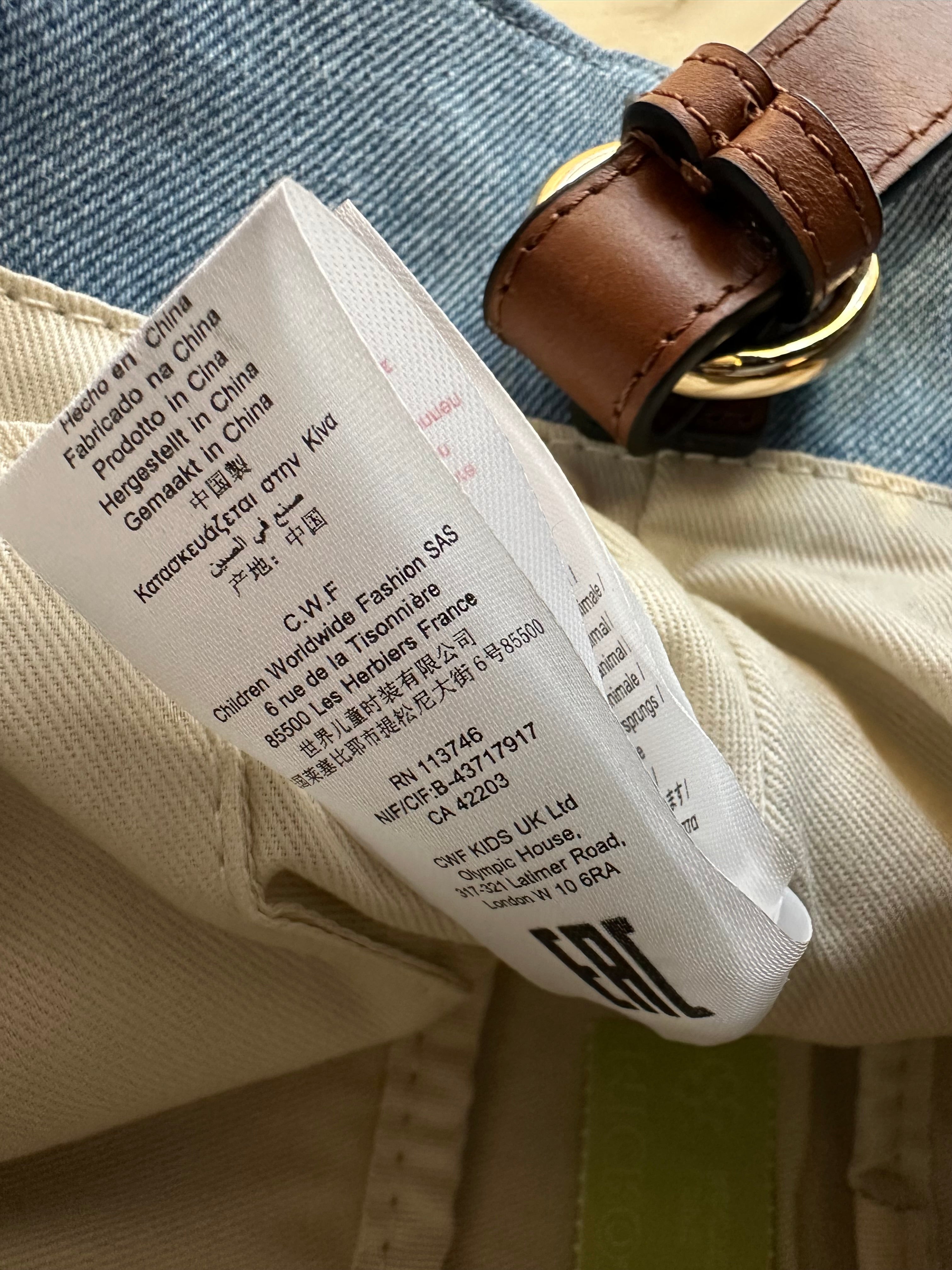 Borsa Chloé kids Jeans a mano con tracolla