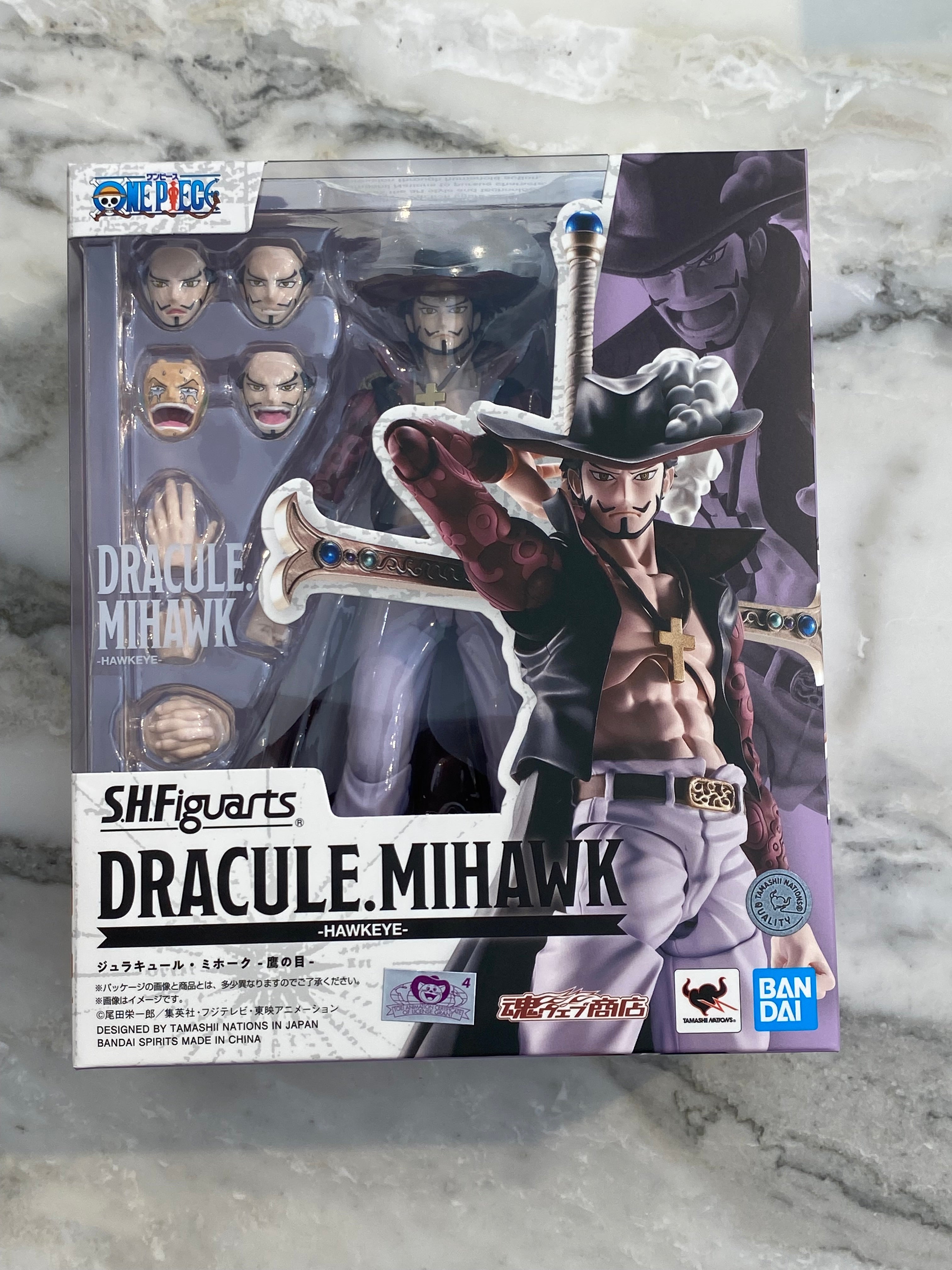 One Piece Dracule Mihawk Hawkeye SHF