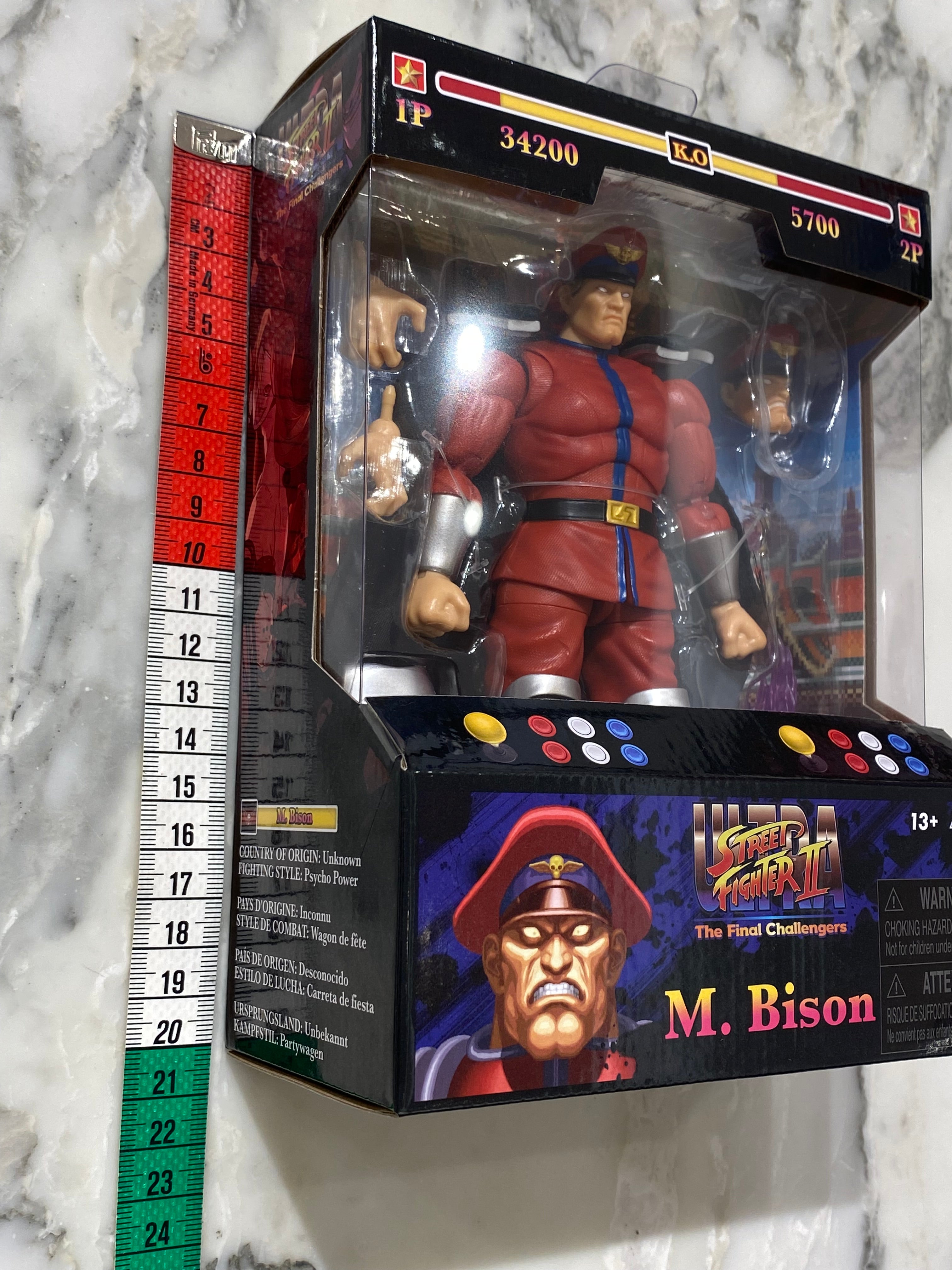 Street Fighter II M. Bison Action Figure