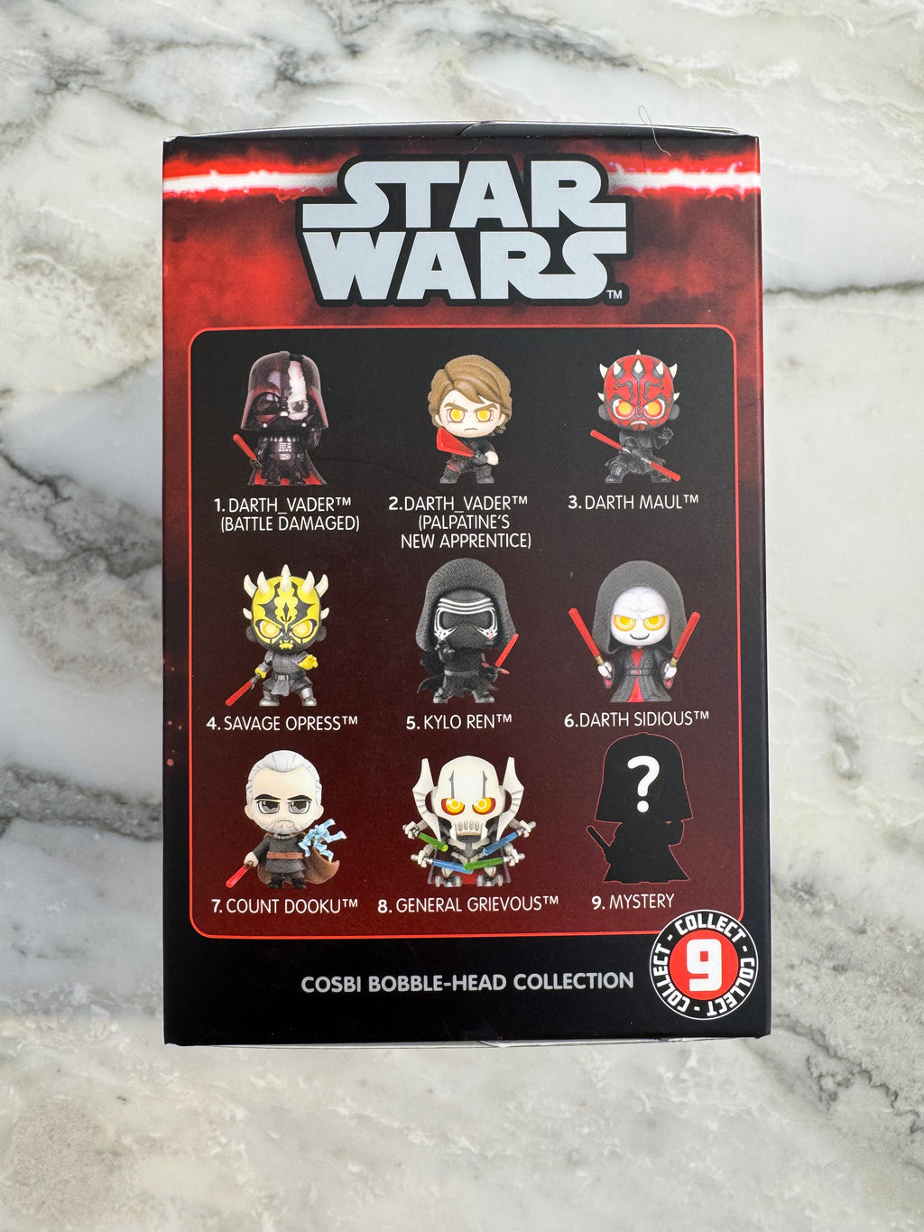 Star Wars Cosbi Sith Series Blind Box