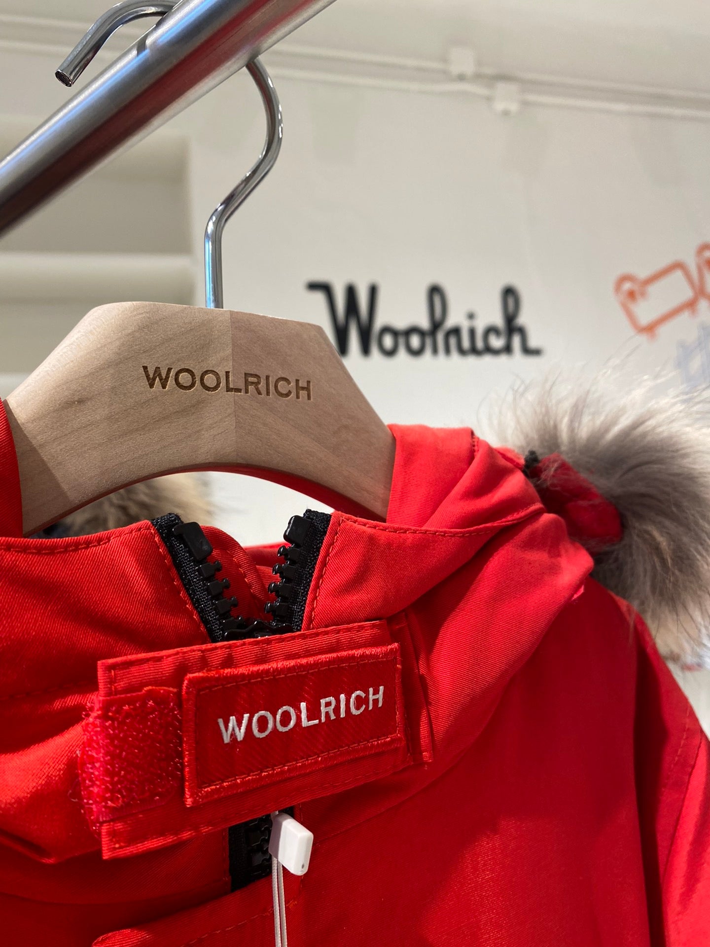 Woolrich Parka Unisex Rosso