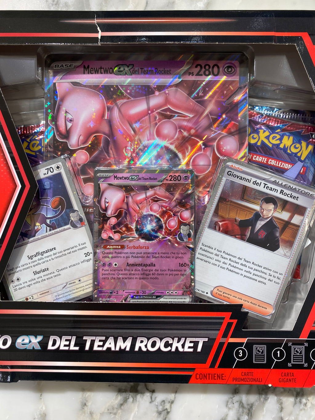 Pokemon - Destined Rivals - Team Rocket's Mewtwo ex Box - IT