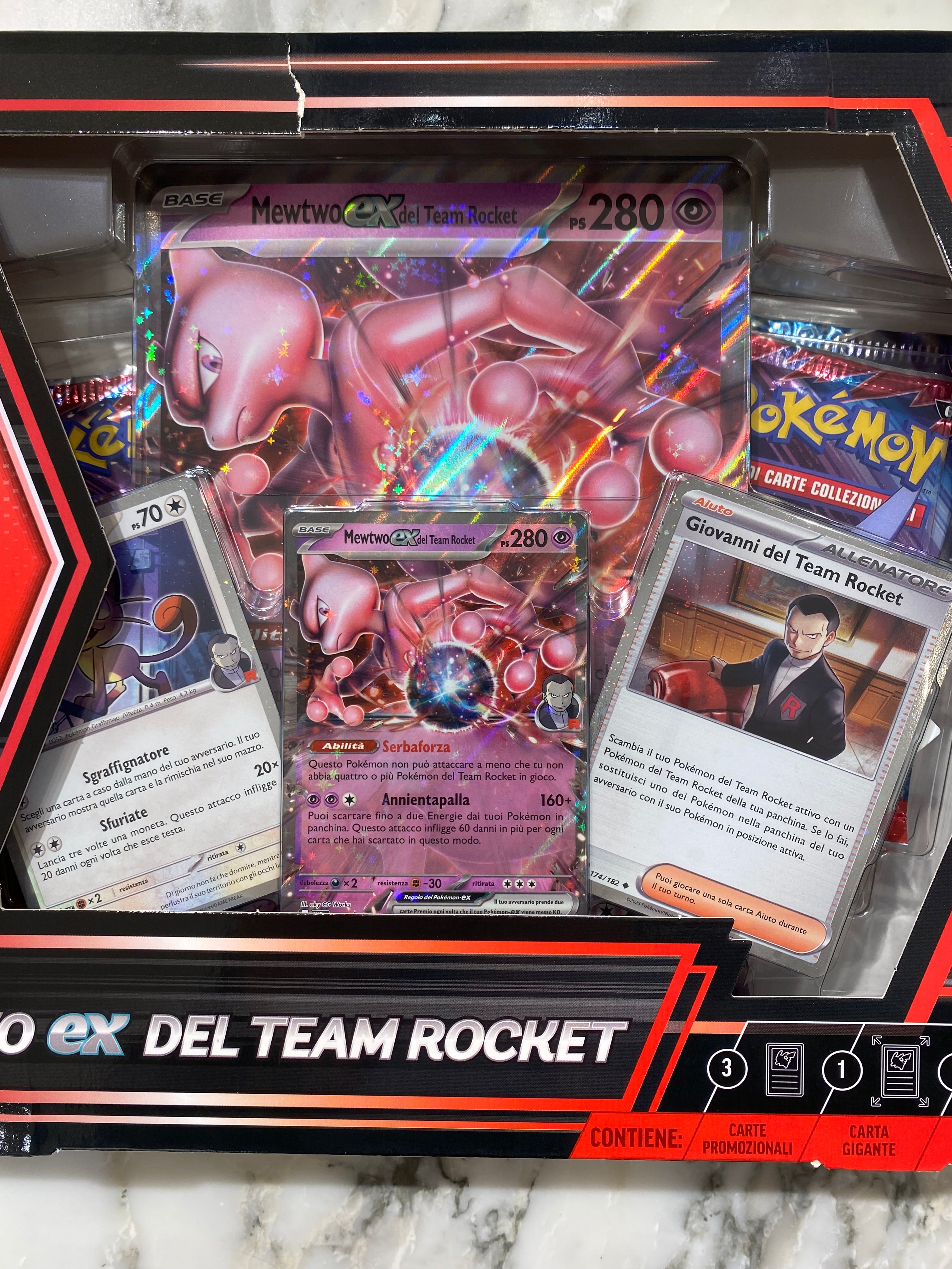 Pokemon - Destined Rivals - Team Rocket's Mewtwo ex Box - IT