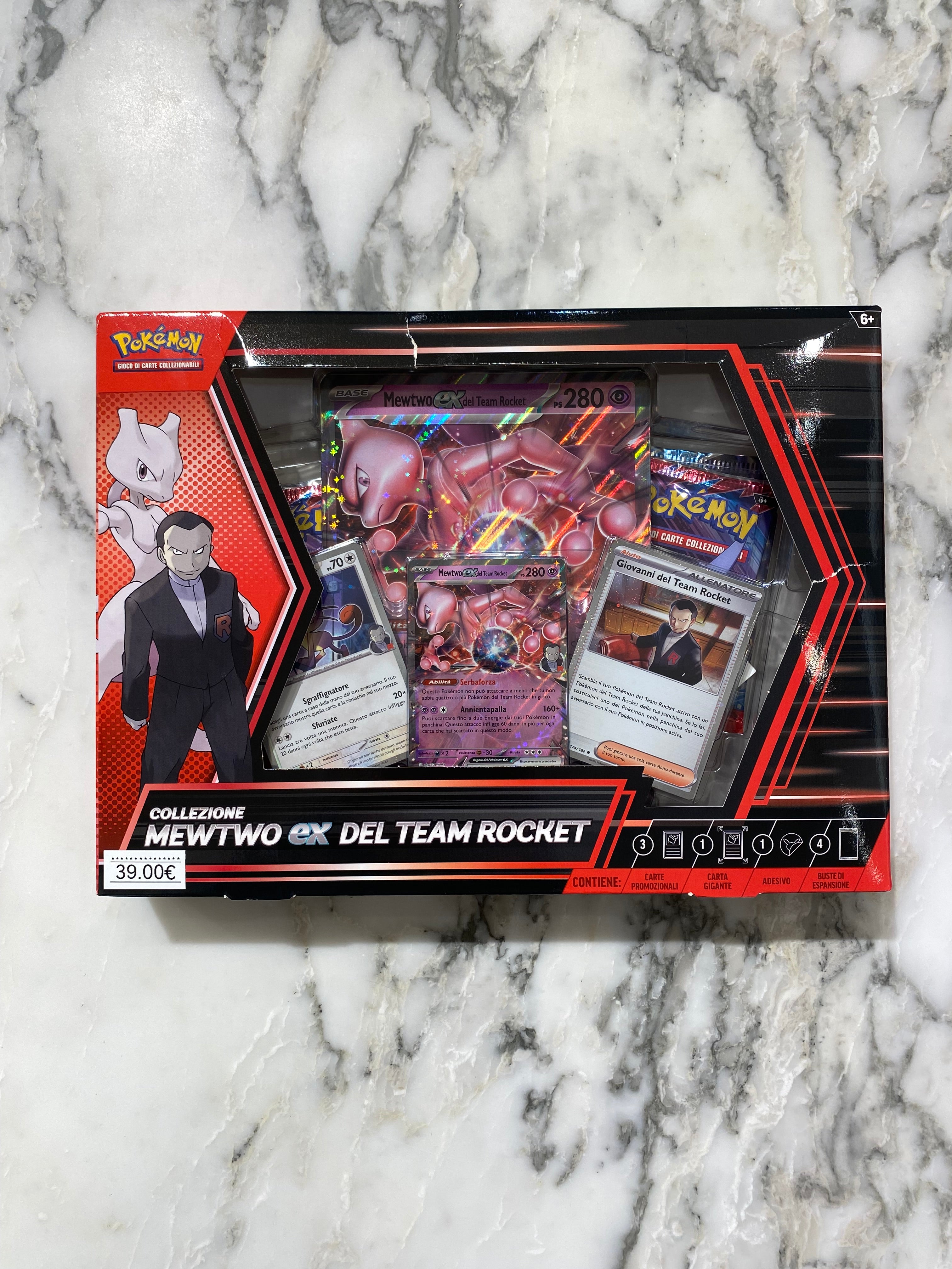 Pokemon - Destined Rivals - Team Rocket's Mewtwo ex Box - IT