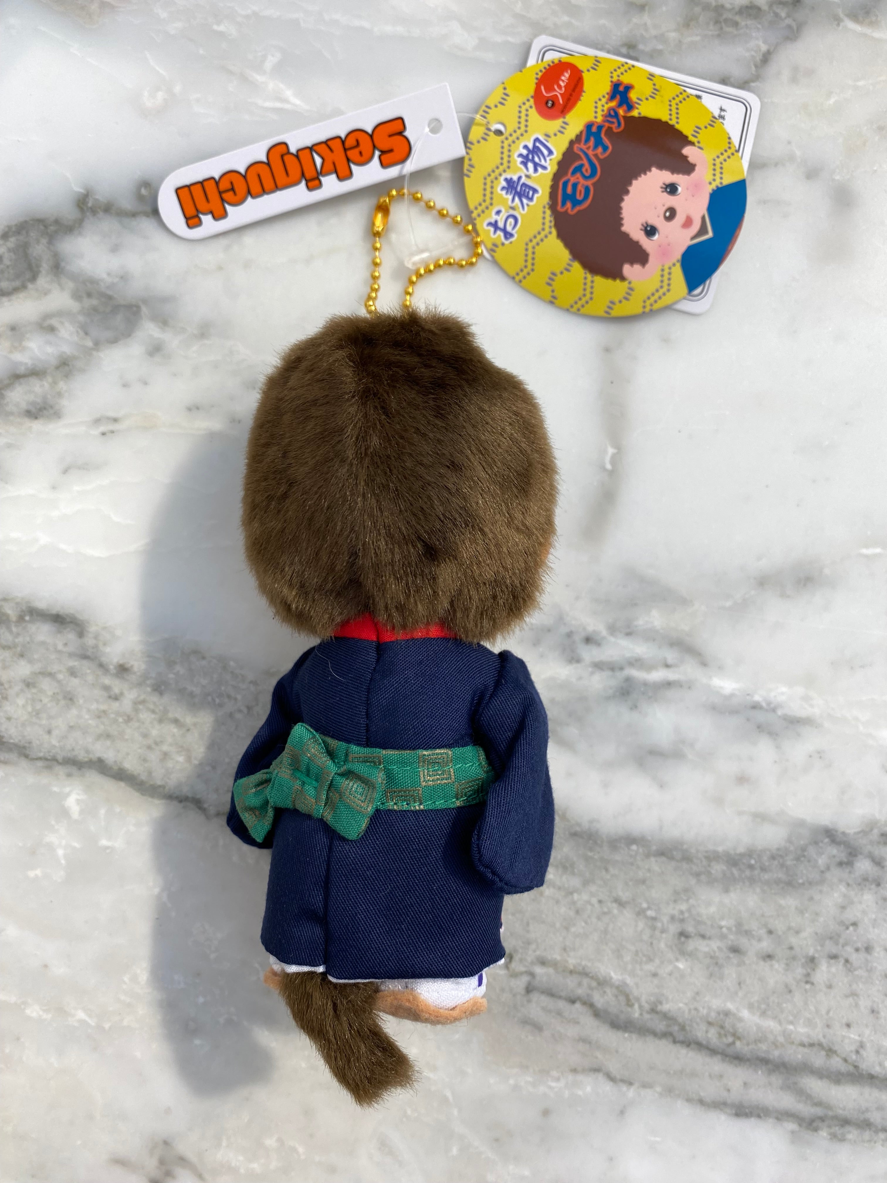 Monchhichi Kimono Blue Keychain
