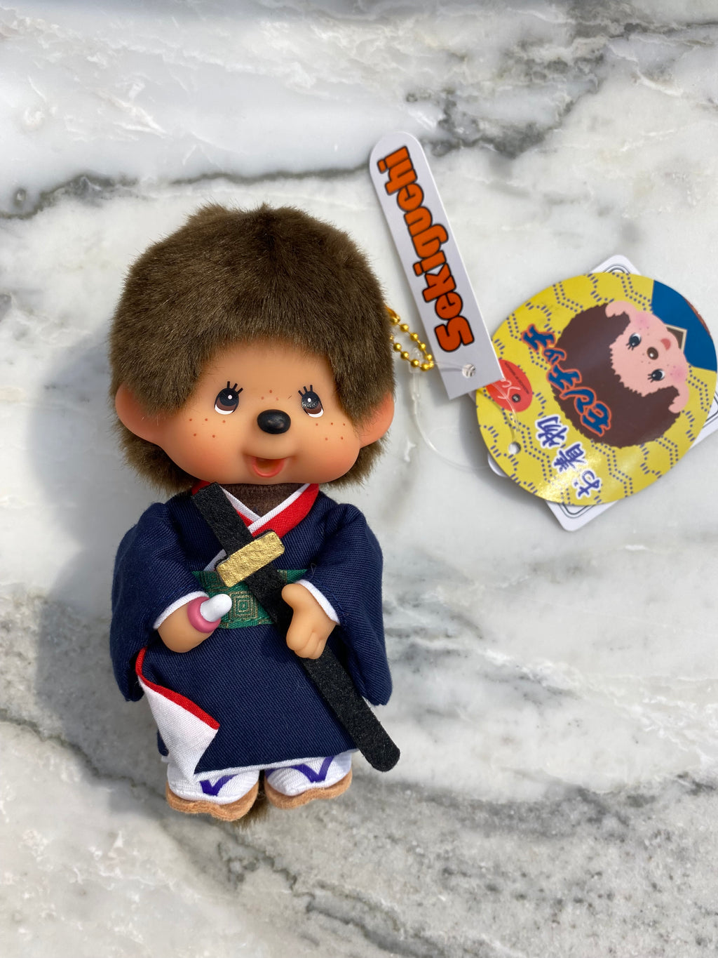 Monchhichi Kimono Blue Keychain