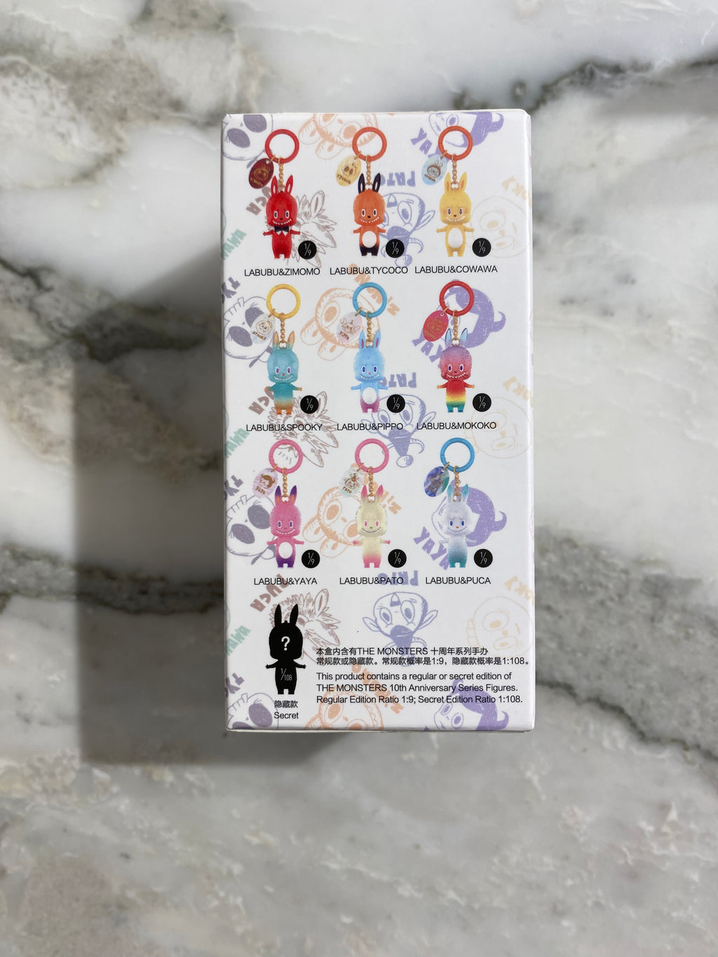 Labubu 10Th Anniversary Keychain