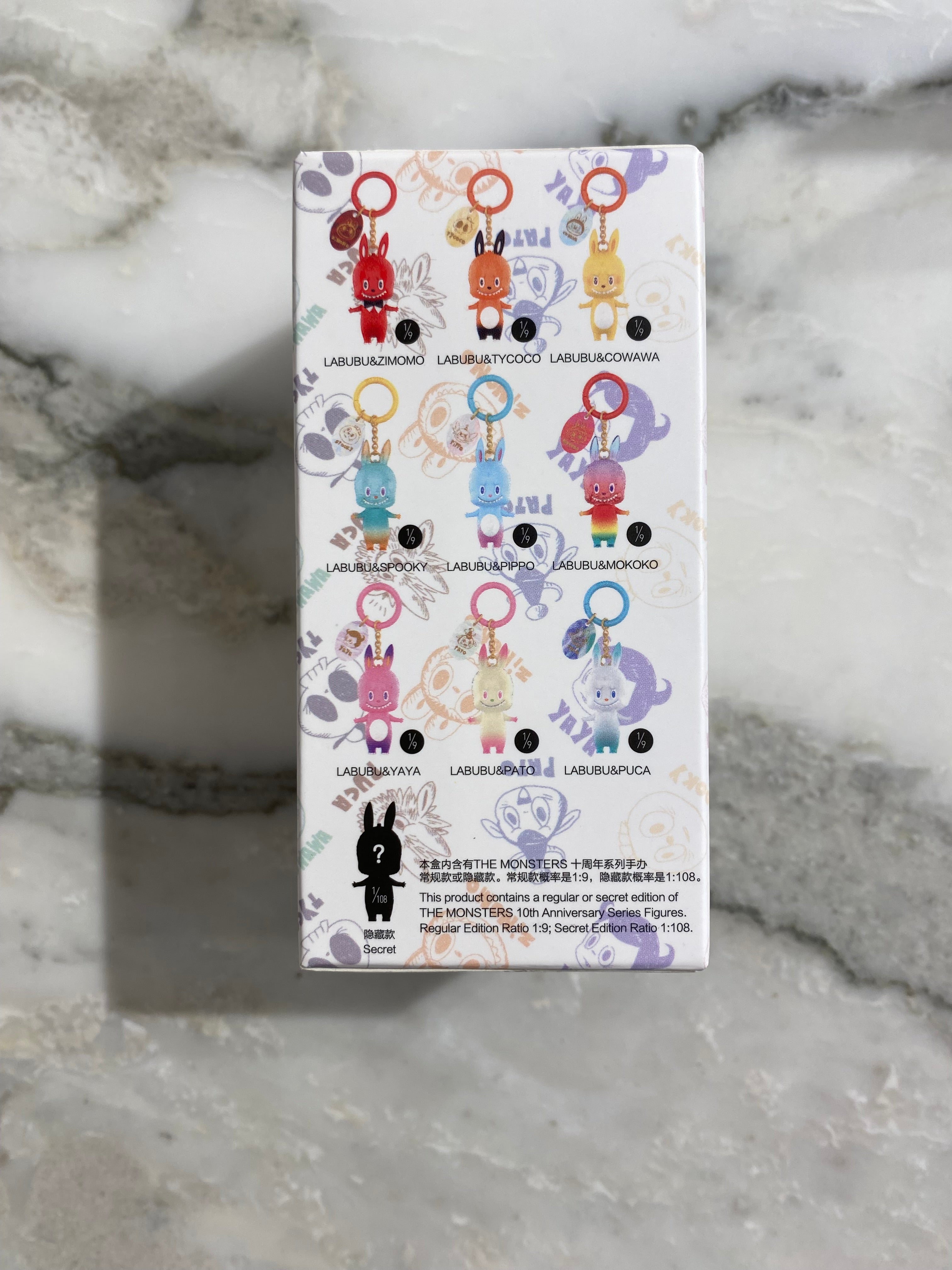 Labubu 10Th Anniversary Keychain