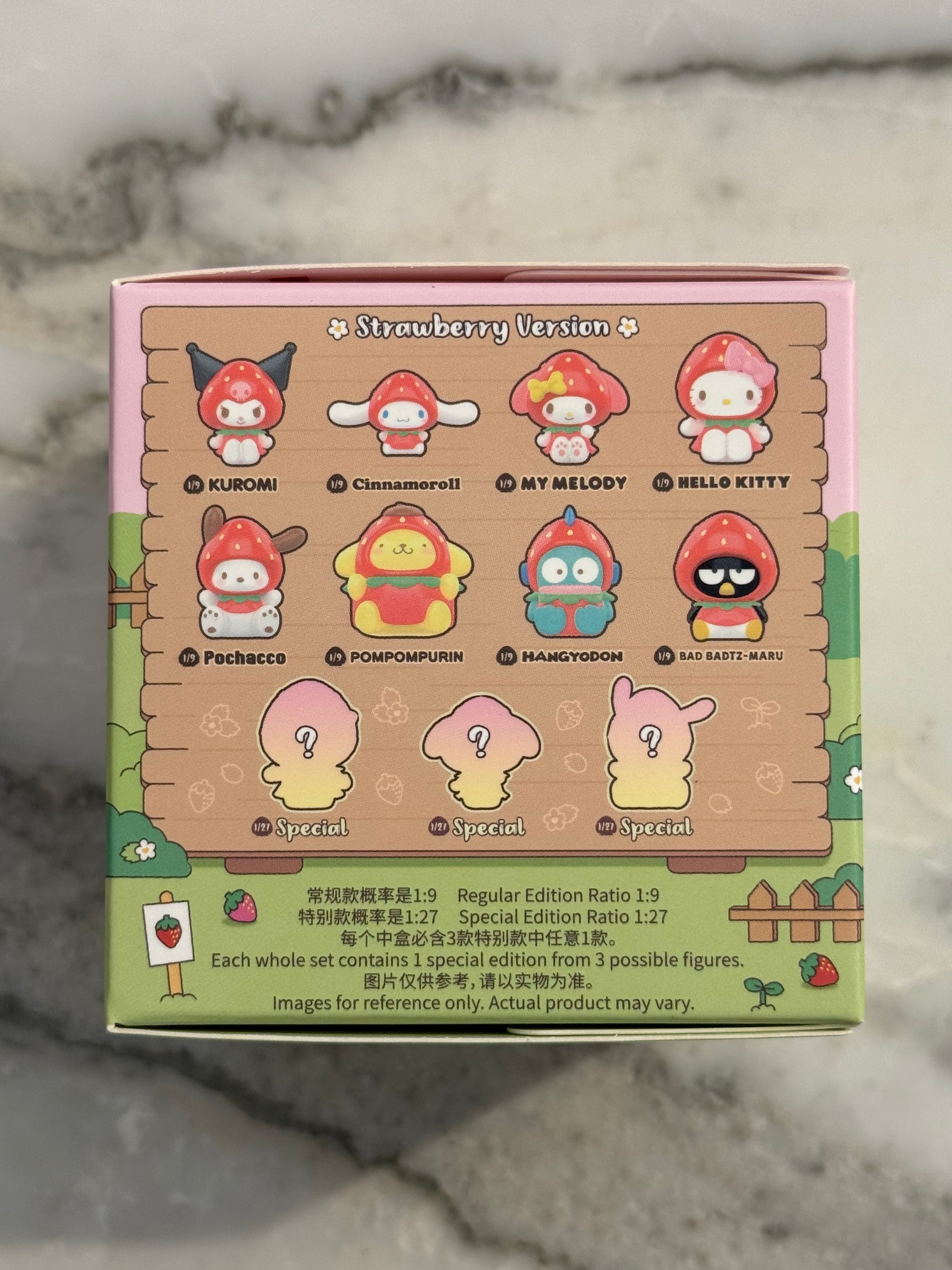 Sanrio Characters Strawberry Candy Keychain