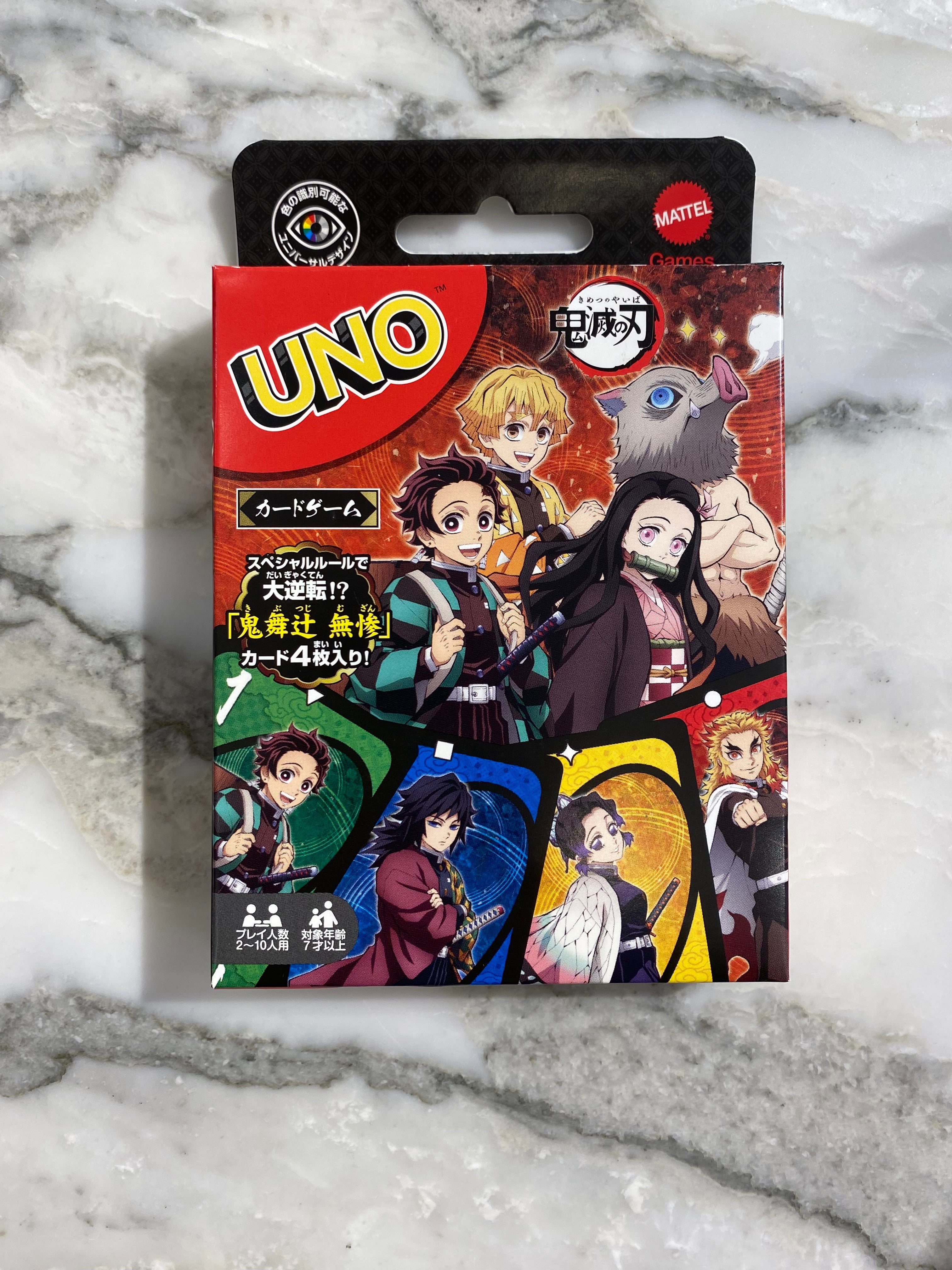 Gioco di Carte Uno tema Demon Slayer