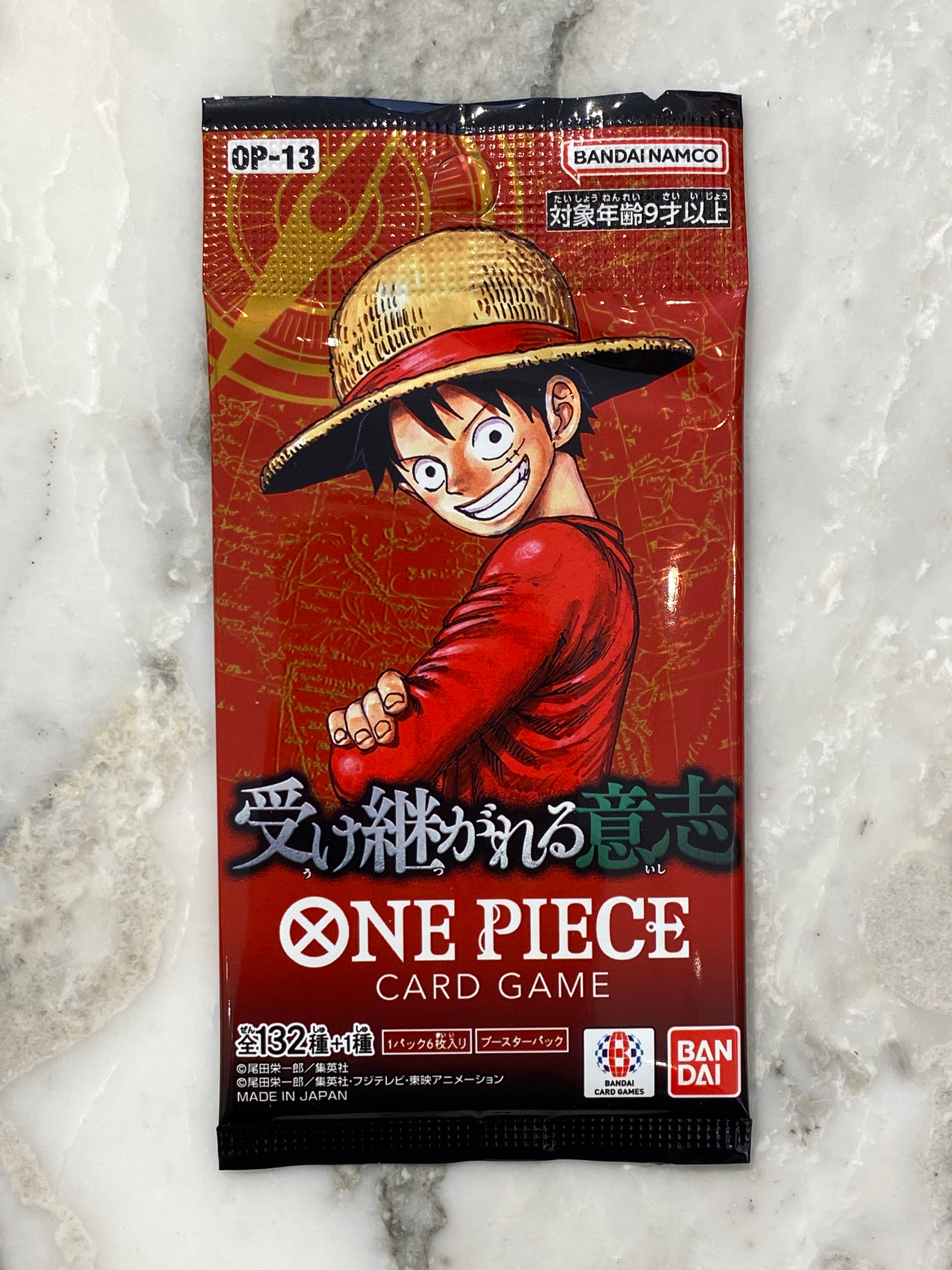 One Piece Game Card Op-13 Jap