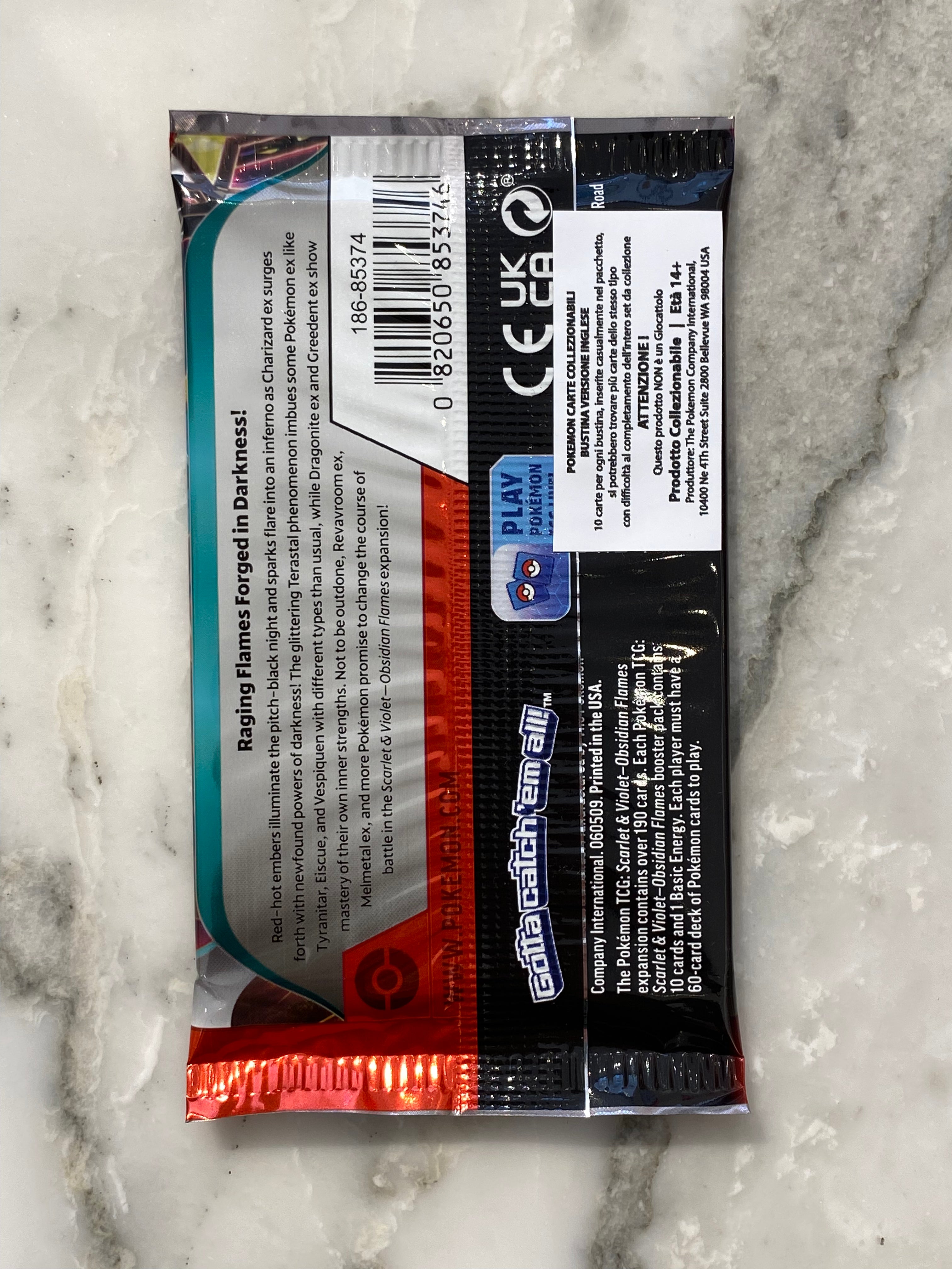 Pokemon Scarlet & Violet Obsidian Flames