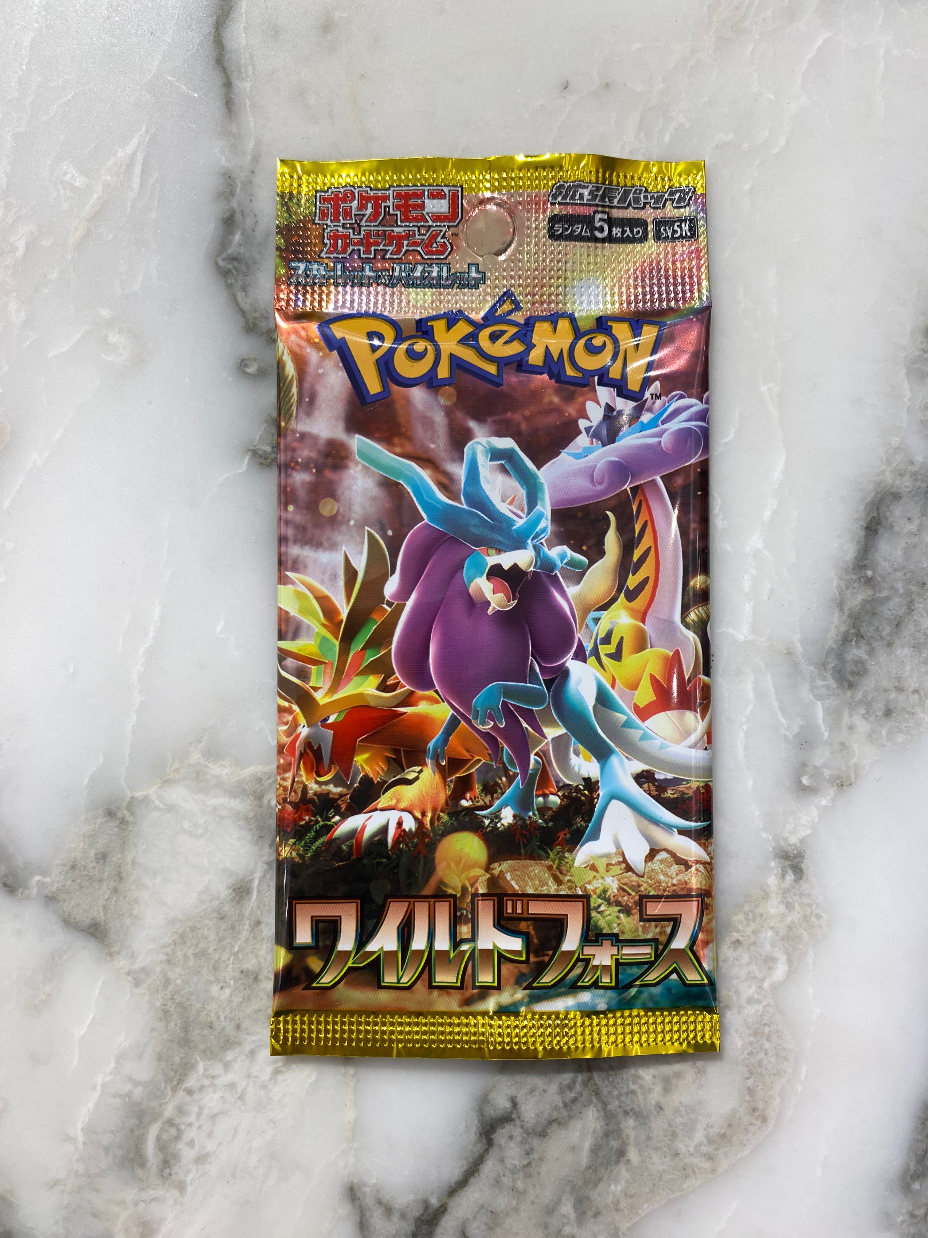 Pokemon Scarlet & Violet Wild Force Jap